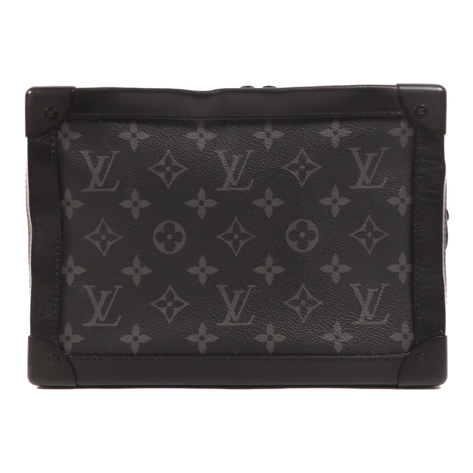 LOUIS VUITTON Monogram Eclipse Soft Trunk肩背袋