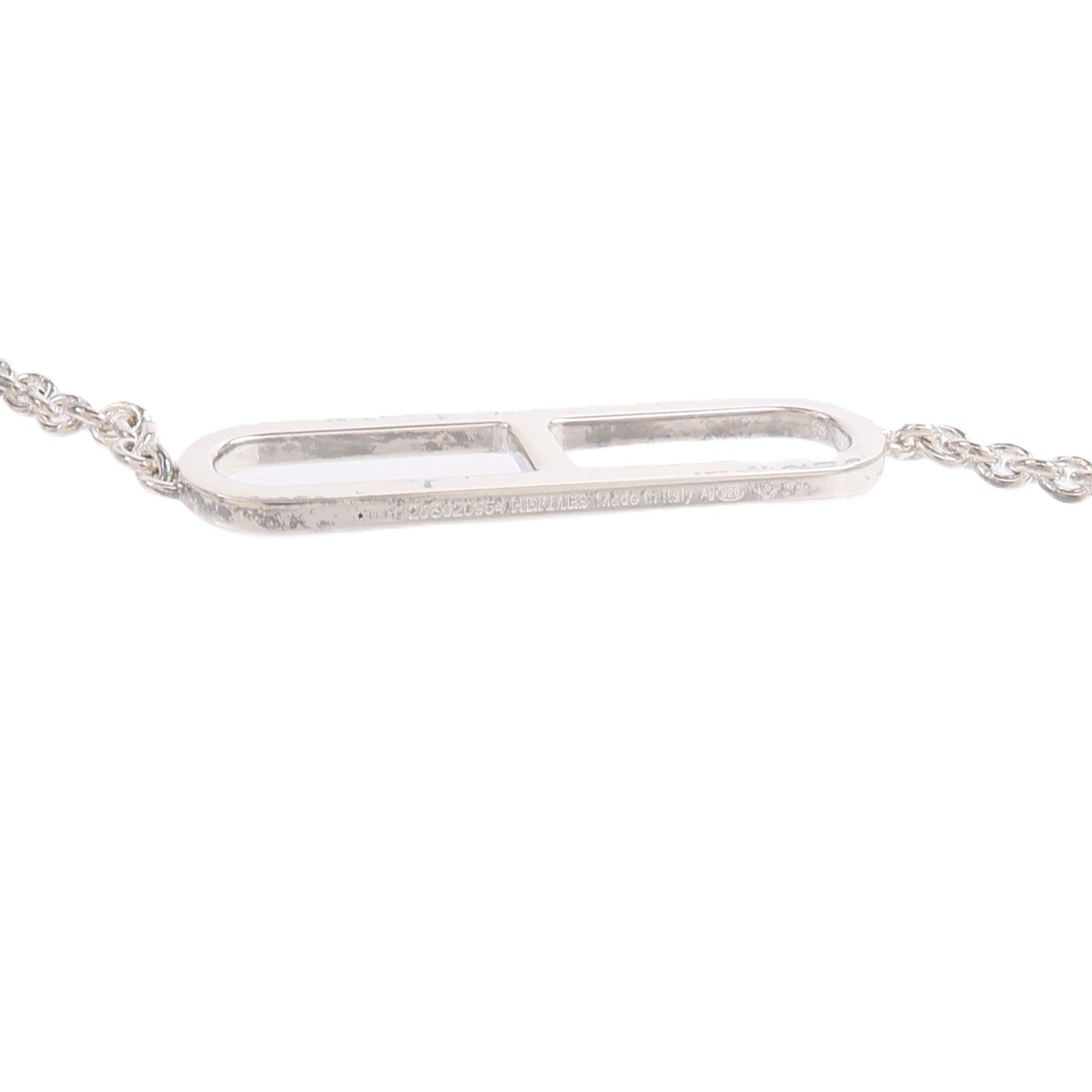 HERMES 925純銀Ever Chaine d'Ancre Long Necklace項鍊