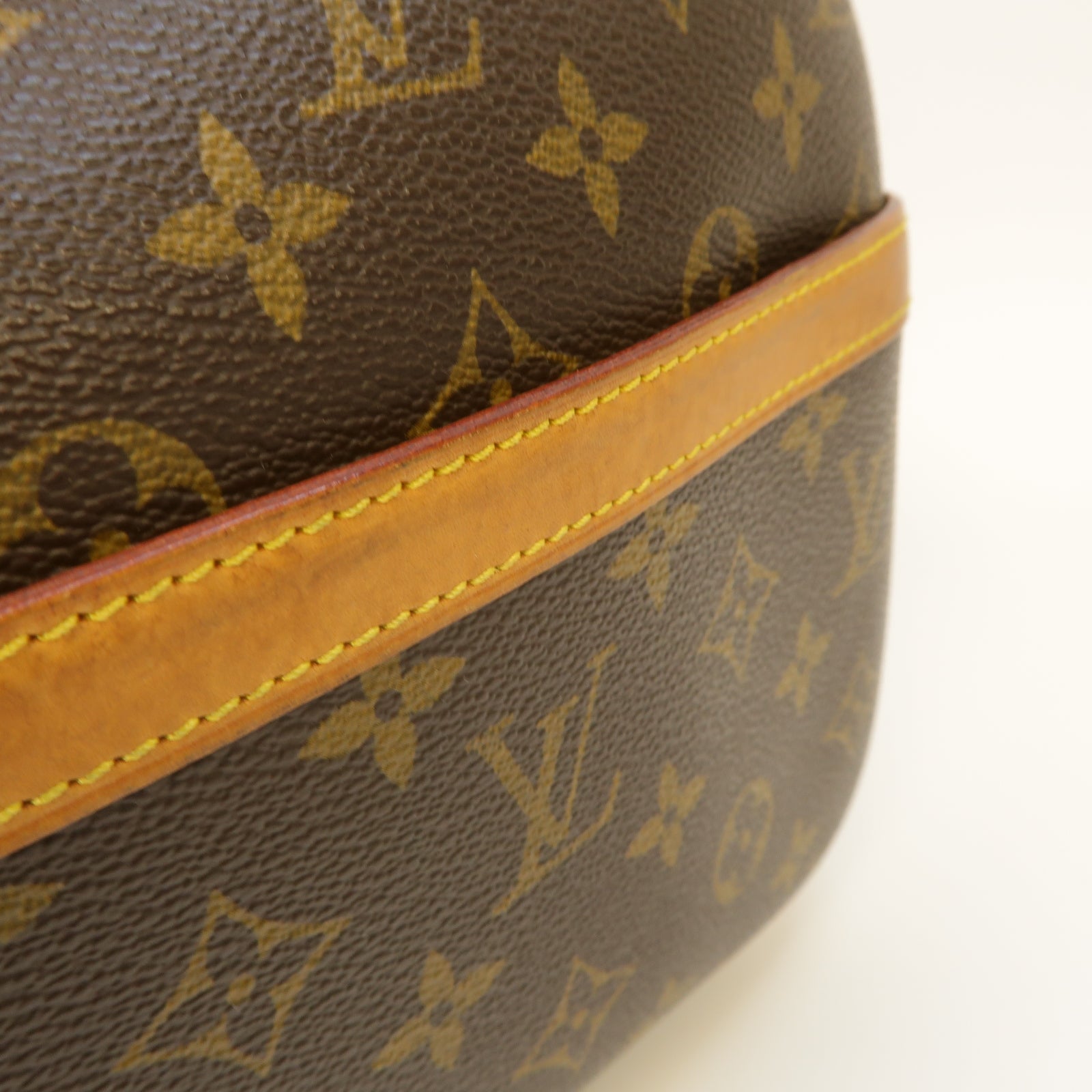 LOUIS VUITTON 【激減優惠】Monogram Reporter PM金扣肩背袋棕色
