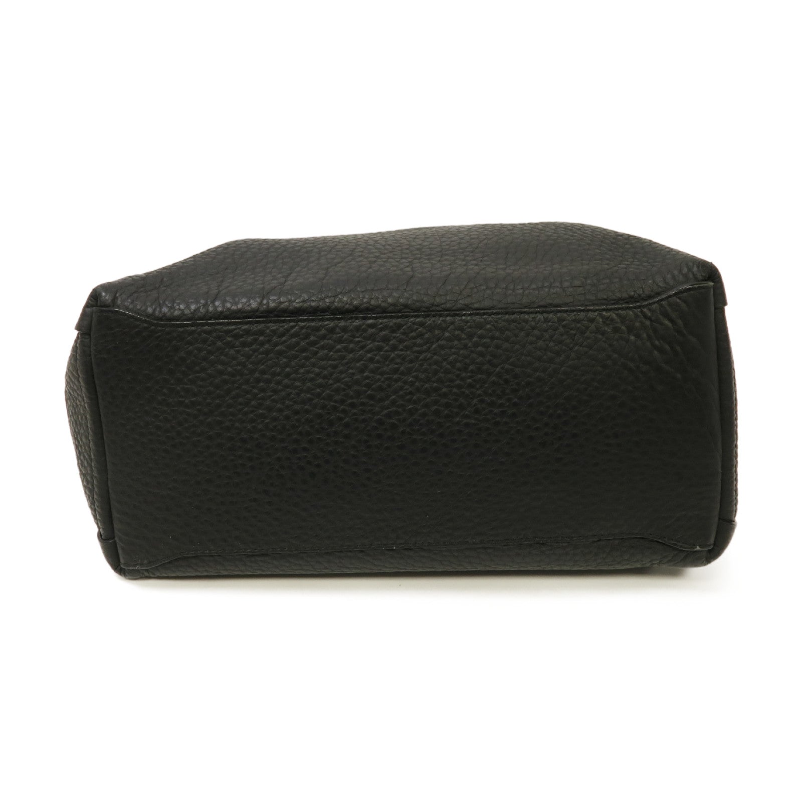 Furla 牛皮皮革Shoulder Bag金扣肩背袋黑色