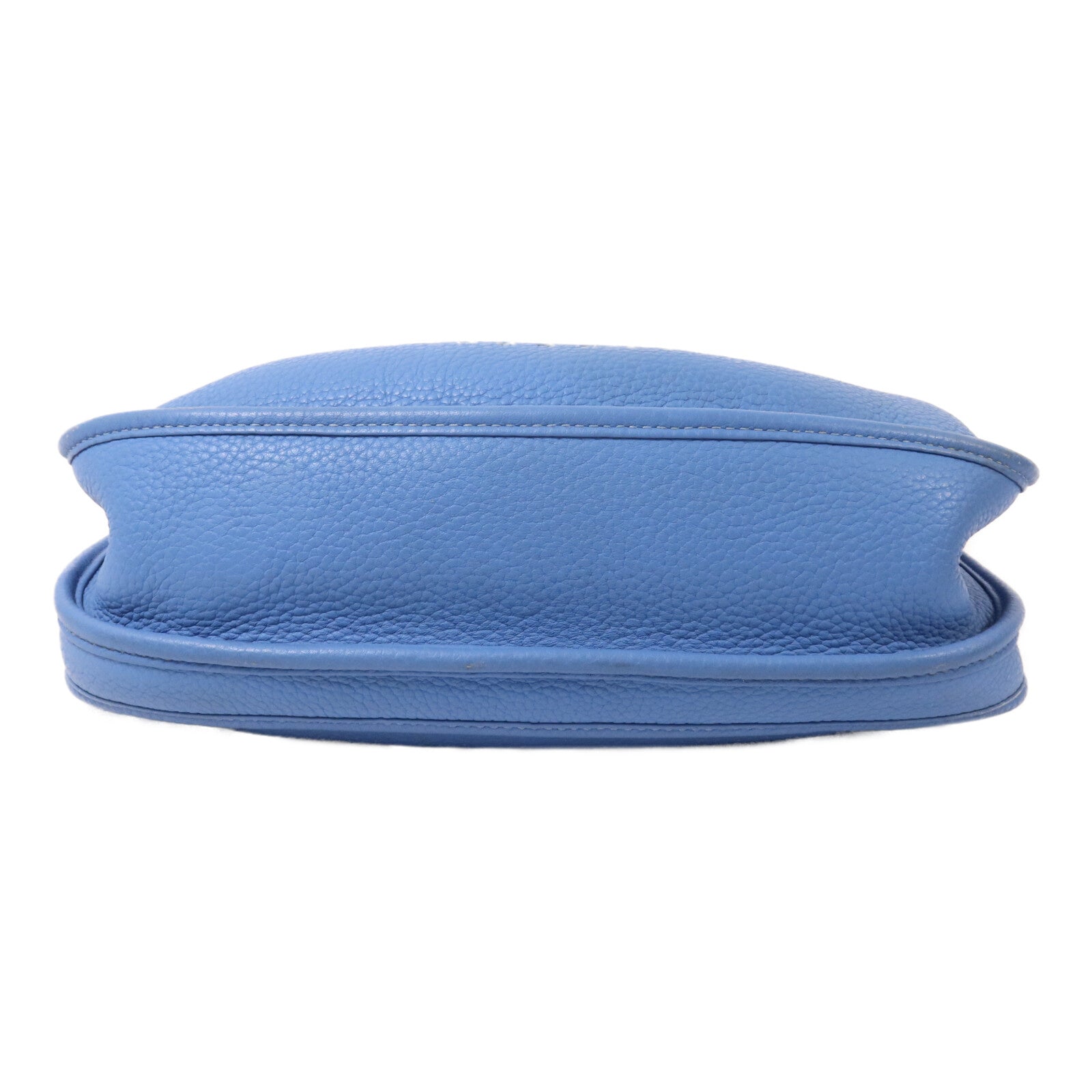 HERMES Clemence皮革Evelyne PM 肩背袋Bleu Paradis