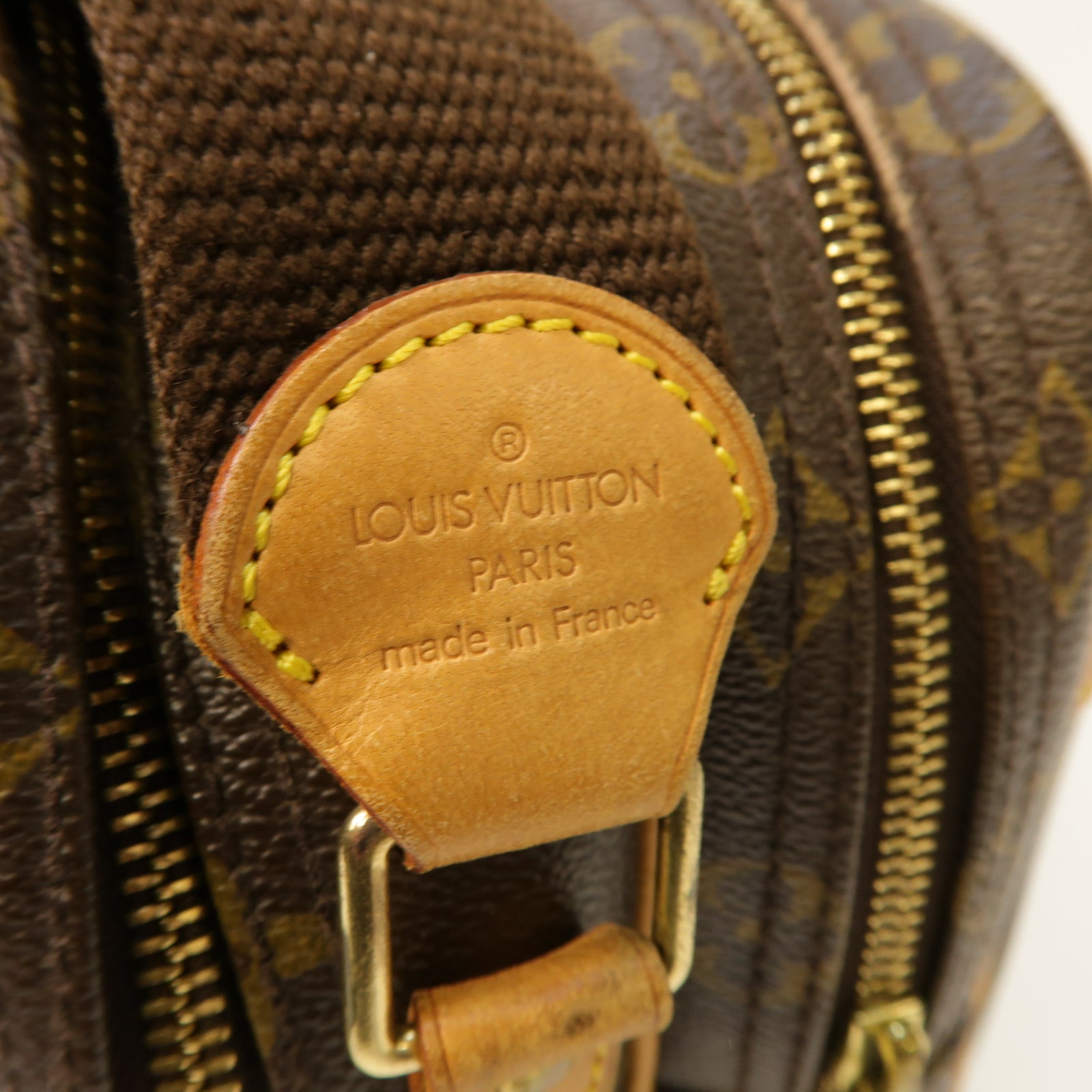 LOUIS VUITTON 【激減優惠】Monogram Reporter PM金扣肩背袋棕色