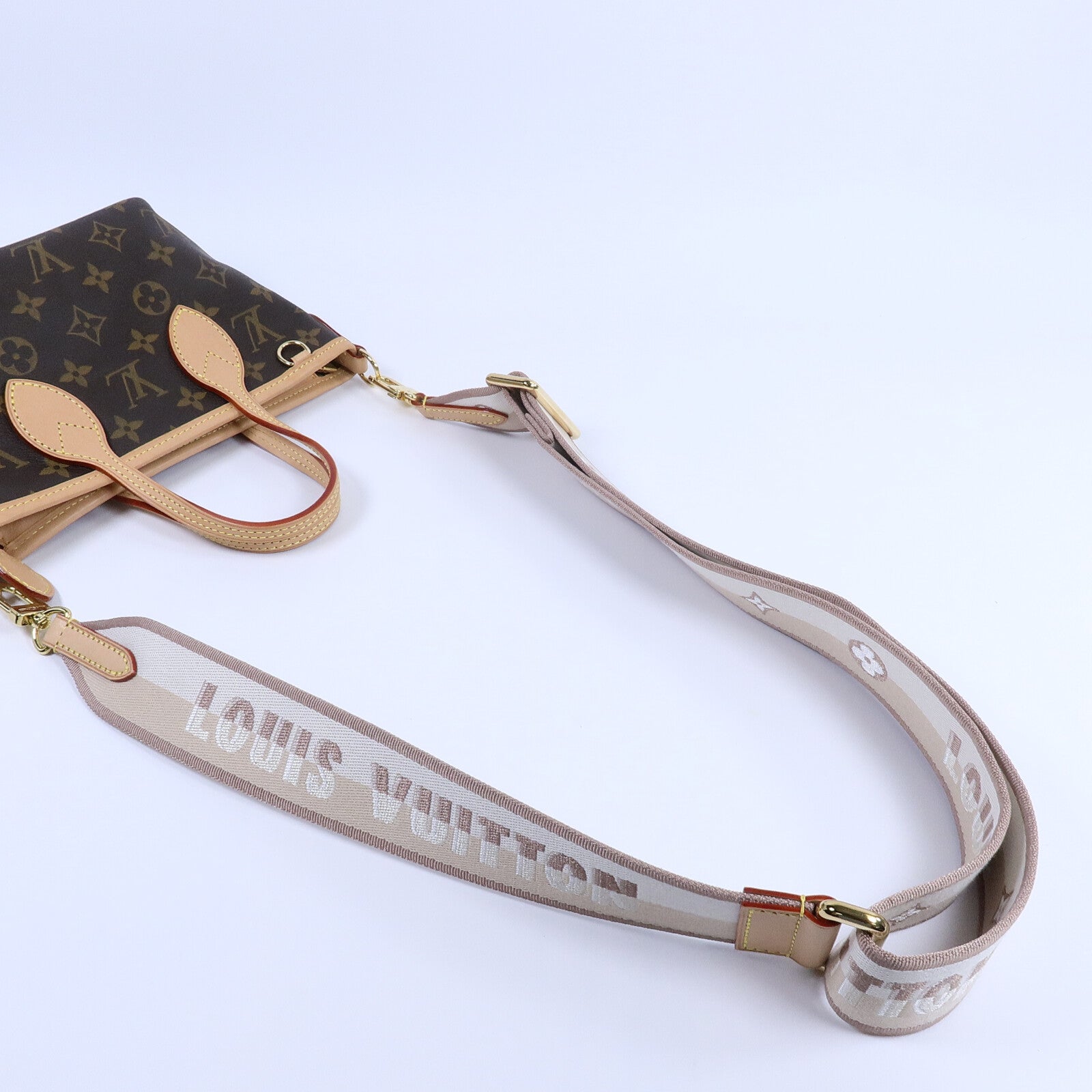LOUIS VUITTON Monogram Neverfull BB手挽肩背兩用袋