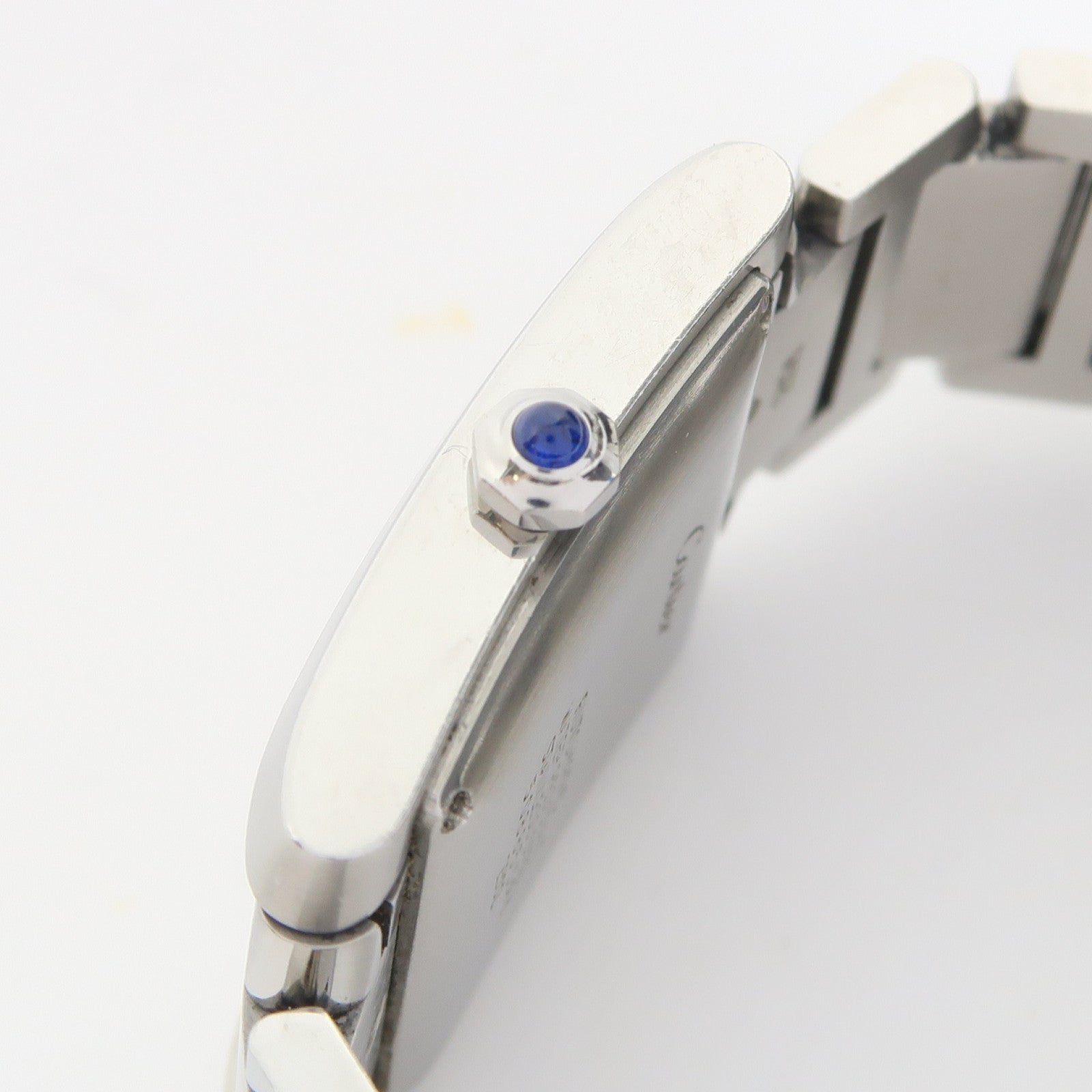 CARTIER Tank Francaise不鏽鋼手錶自動機芯銀色