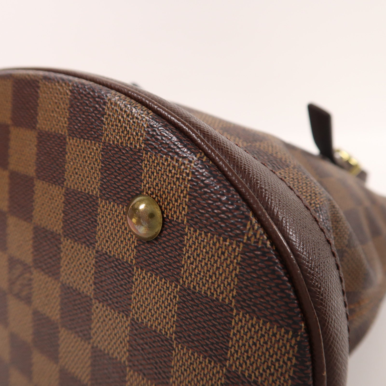 LOUIS VUITTON Damier Marais Bucket金扣肩背袋