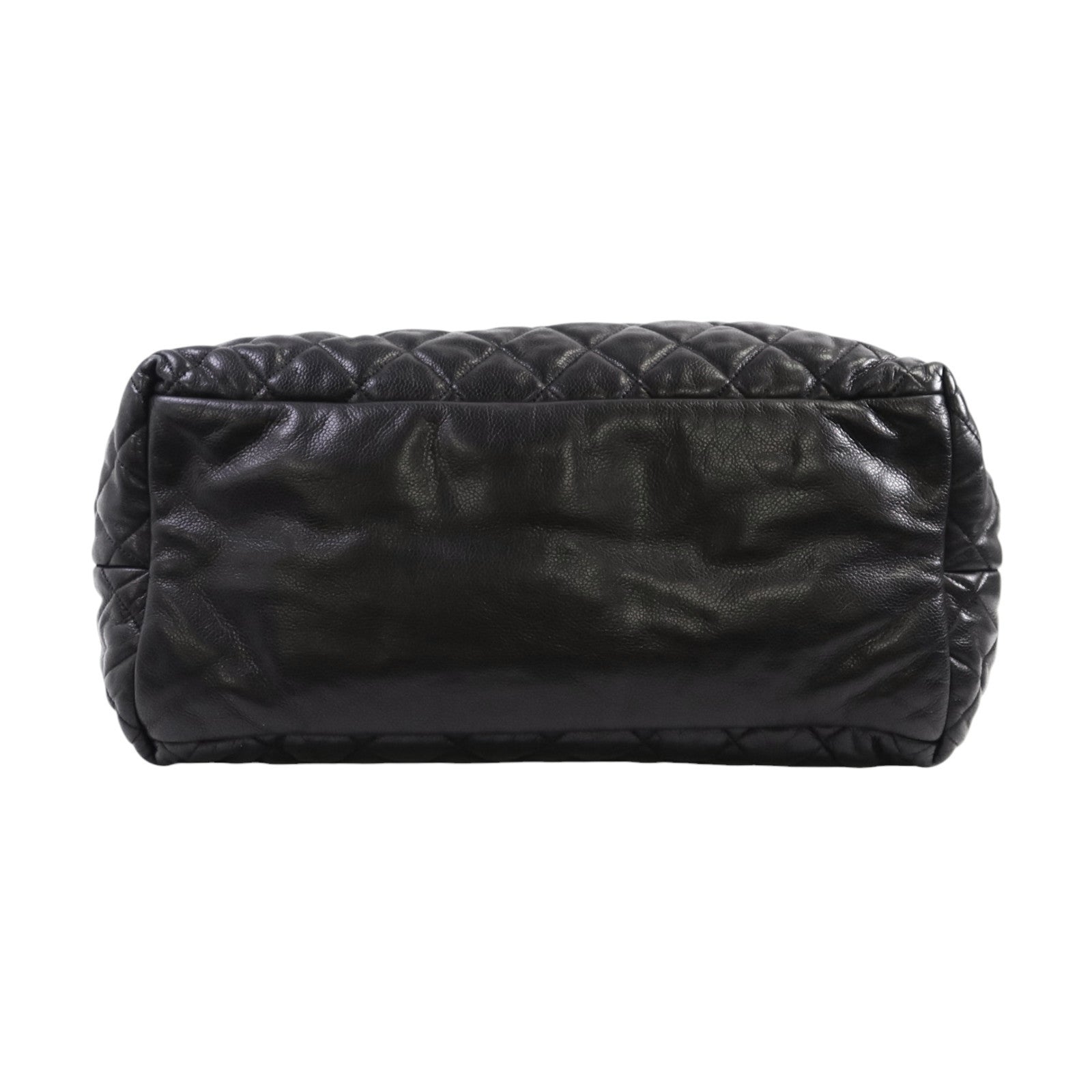 CHANEL 牛皮皮革Coco Cocoon銀扣肩背袋