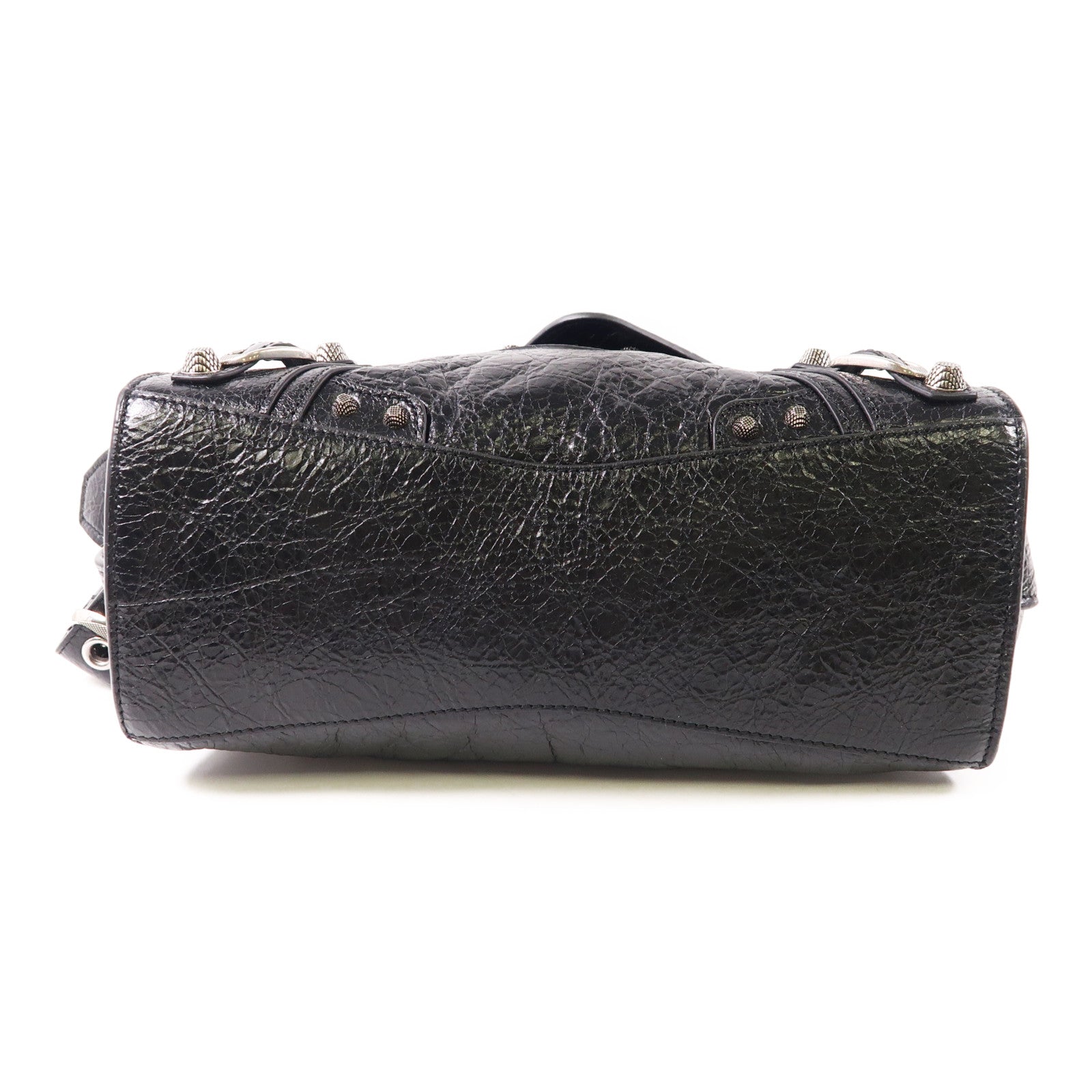 BALENCIAGA 牛皮皮革Neo Cagole銀扣手挽肩背兩用袋