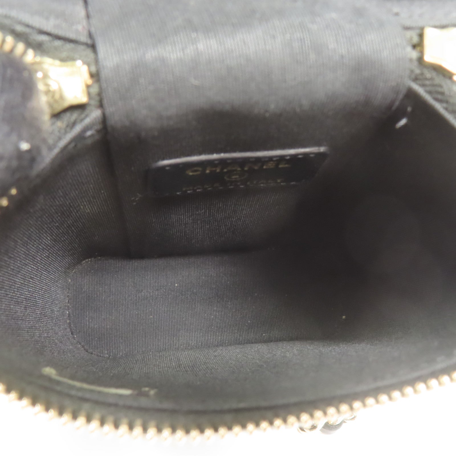 CHANEL 羊皮皮革Shoulder Bag金扣鏈帶肩背袋