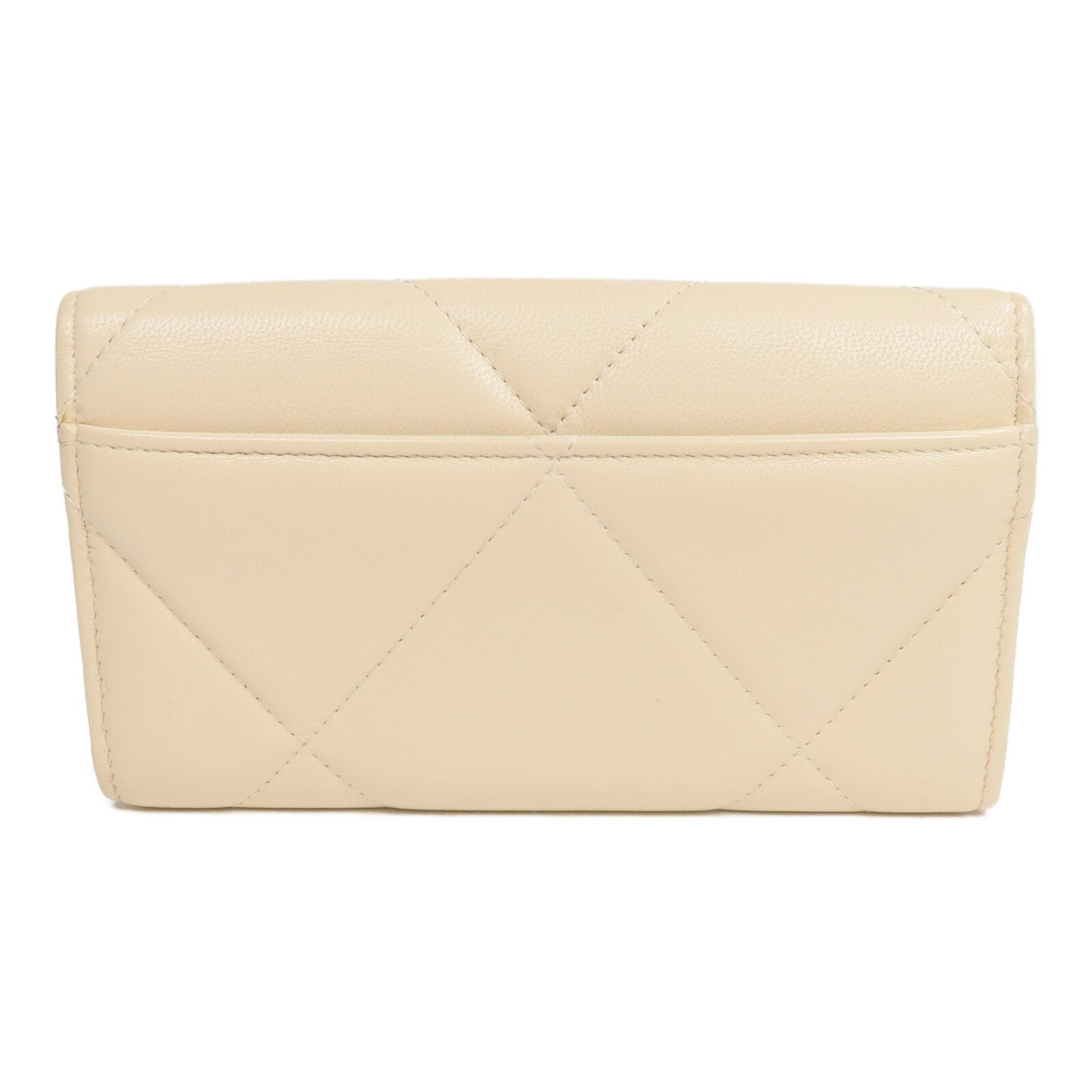 CHANEL 羊皮皮革C19 Long Wallet長錢包