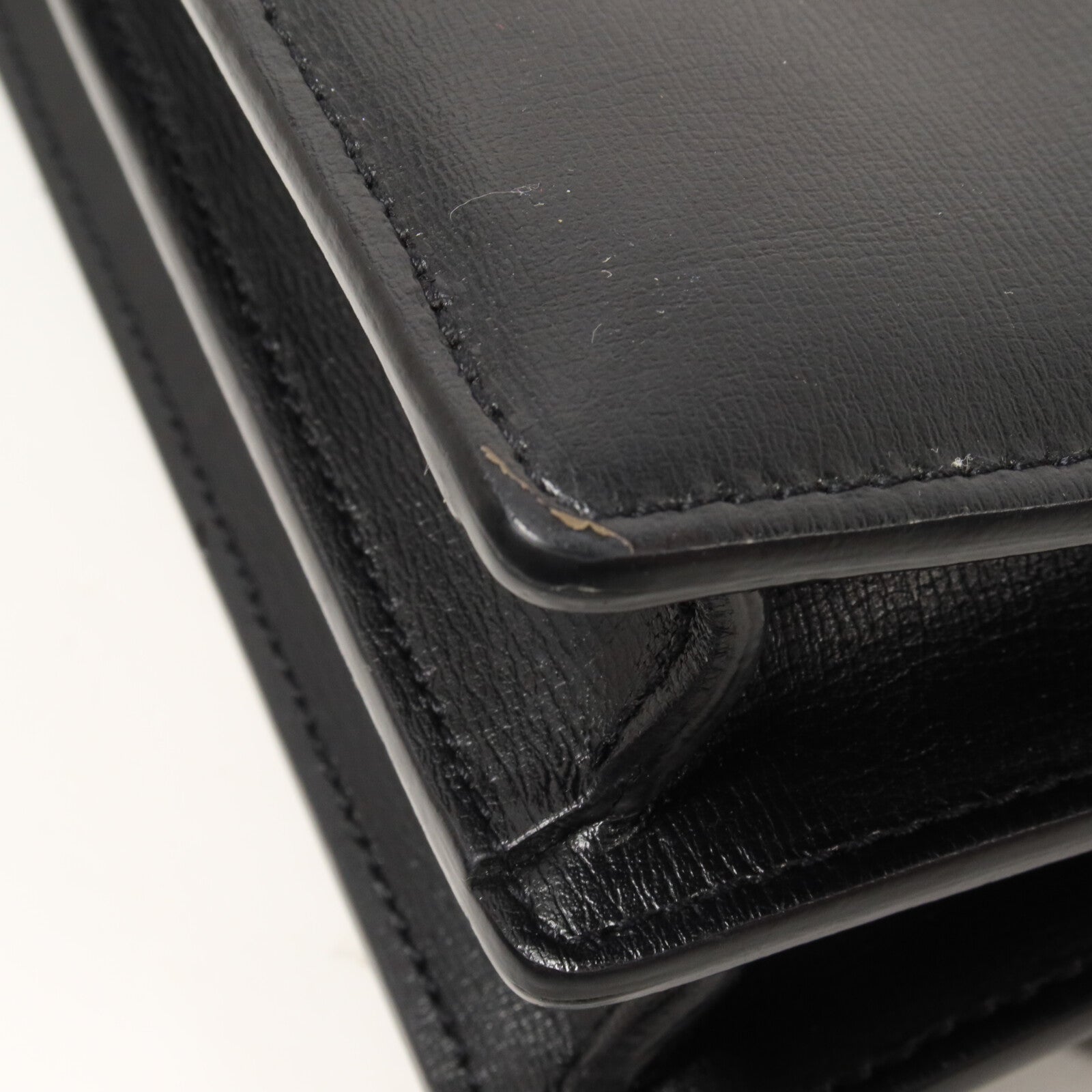 SAINT LAURENT 牛皮皮革Sunset Medium鏈帶肩背袋