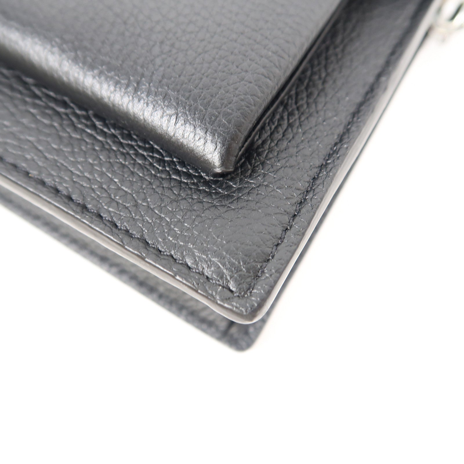 LOUIS VUITTON 牛皮皮革Mylockme銀扣鏈帶肩背袋黑色