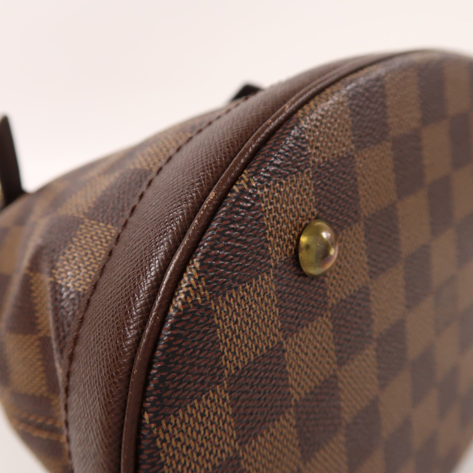 LOUIS VUITTON Damier Marais Bucket金扣肩背袋