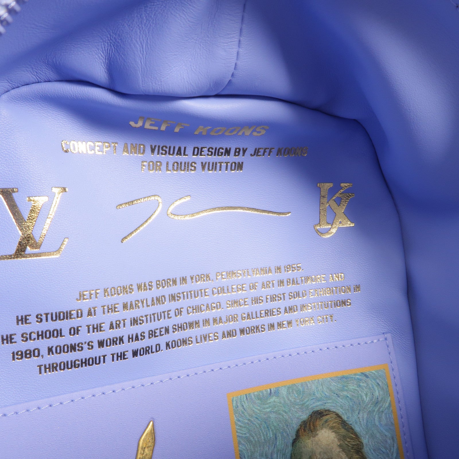 LOUIS VUITTON Jeff Koons Van Gogh Palm Springs背包