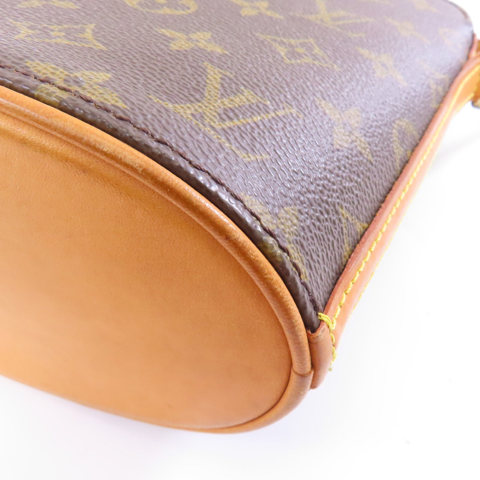 LOUIS VUITTON Monogram Drouot金扣肩背袋棕色