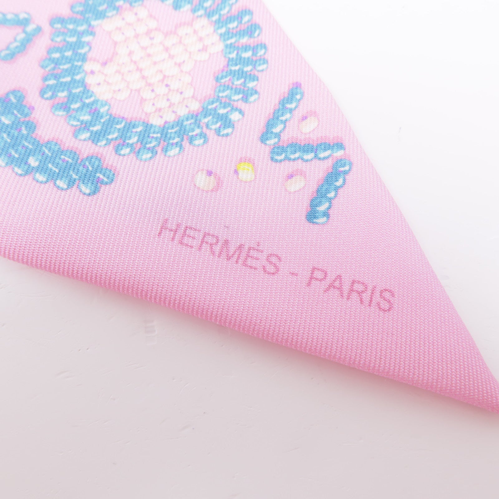HERMES 絲質Twilly絲巾