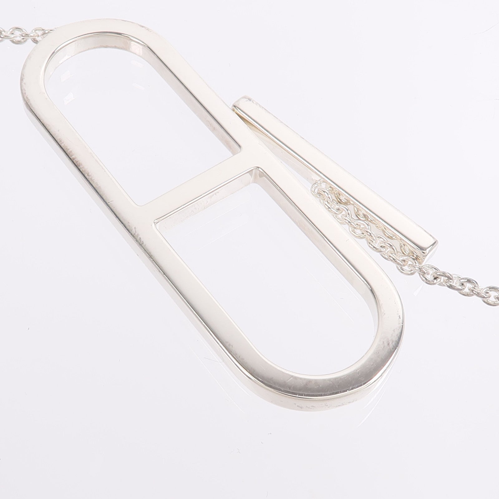 HERMES 925純銀Ever Chaine d'Ancre Long Necklace項鍊