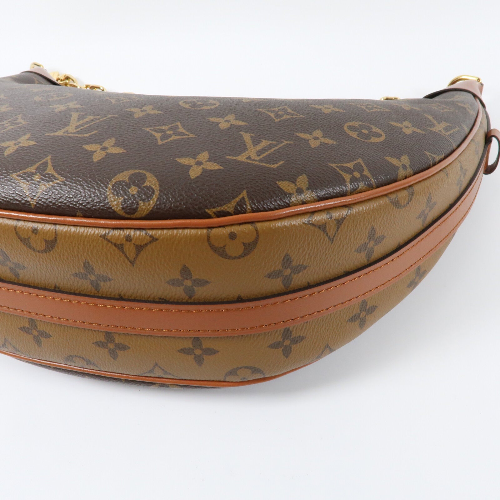 LOUIS VUITTON Monogram Loop Hobo金扣手挽肩背兩用袋