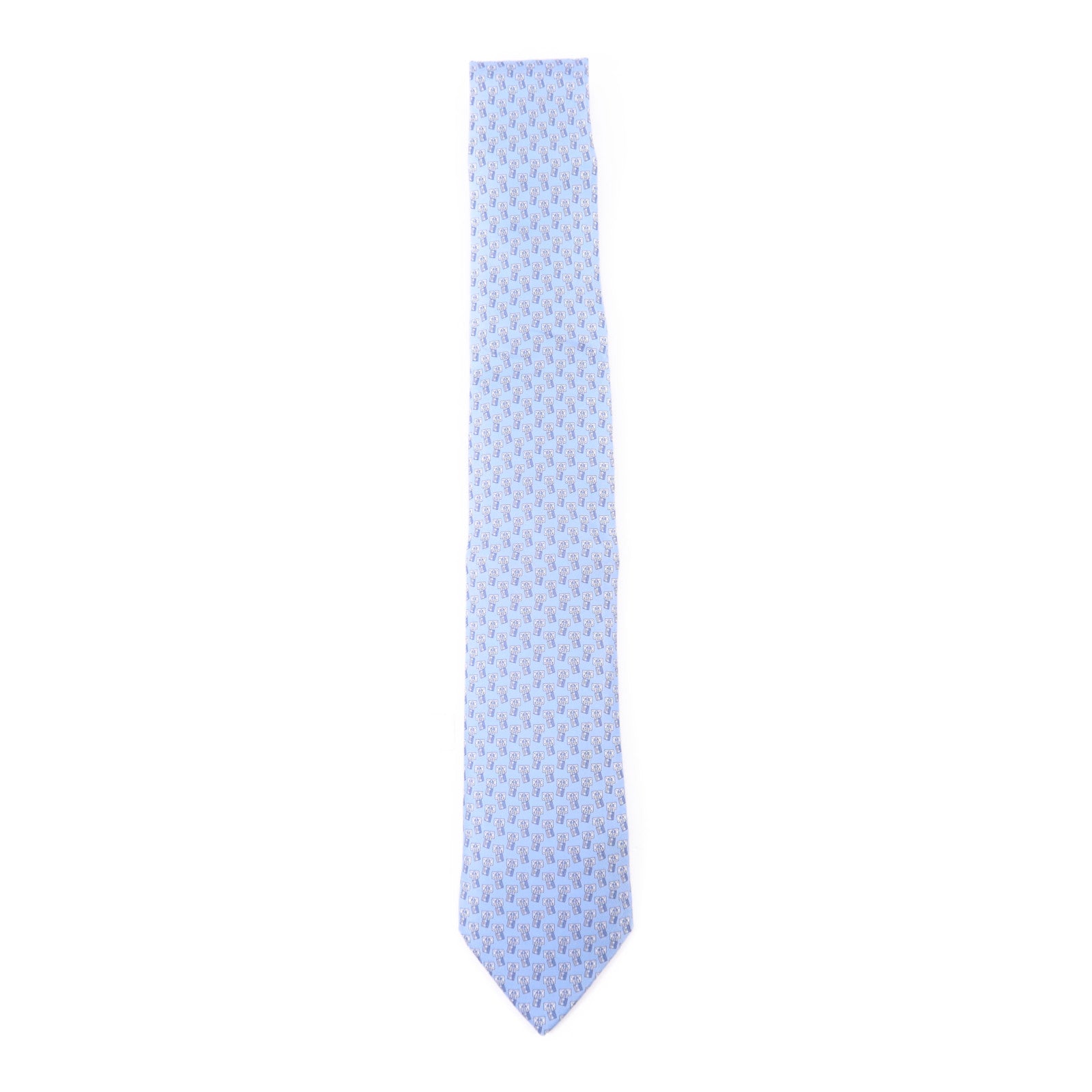 HERMES 【激減優惠】絲質Necktie領帶