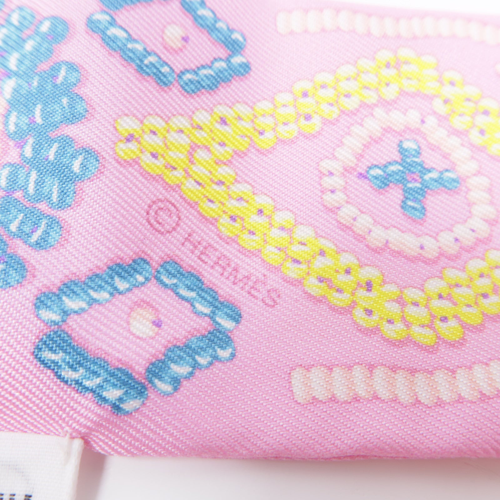 HERMES 絲質Twilly絲巾