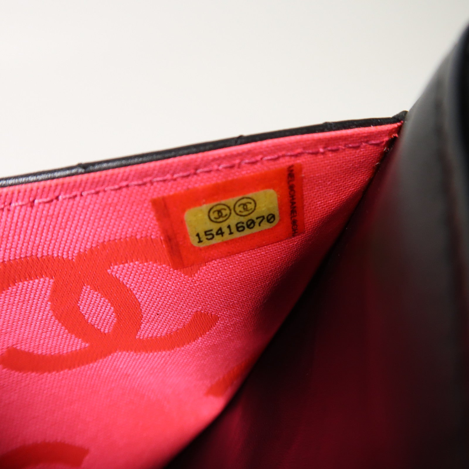 CHANEL 菱格牛皮皮革Cambon Wallet On Chain銀扣鏈帶肩背袋黑色
