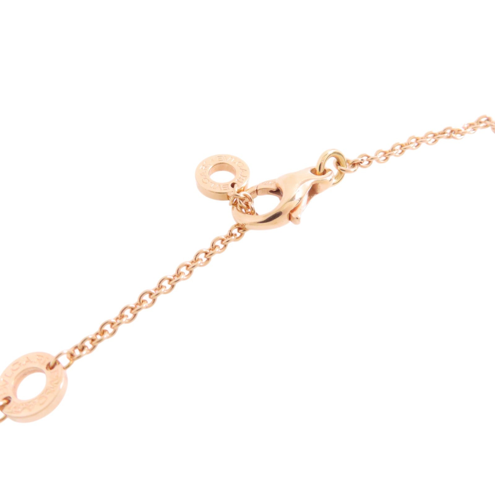 BVLGARI 18K玫瑰金/陶瓷B-Zerol Necklace項鏈