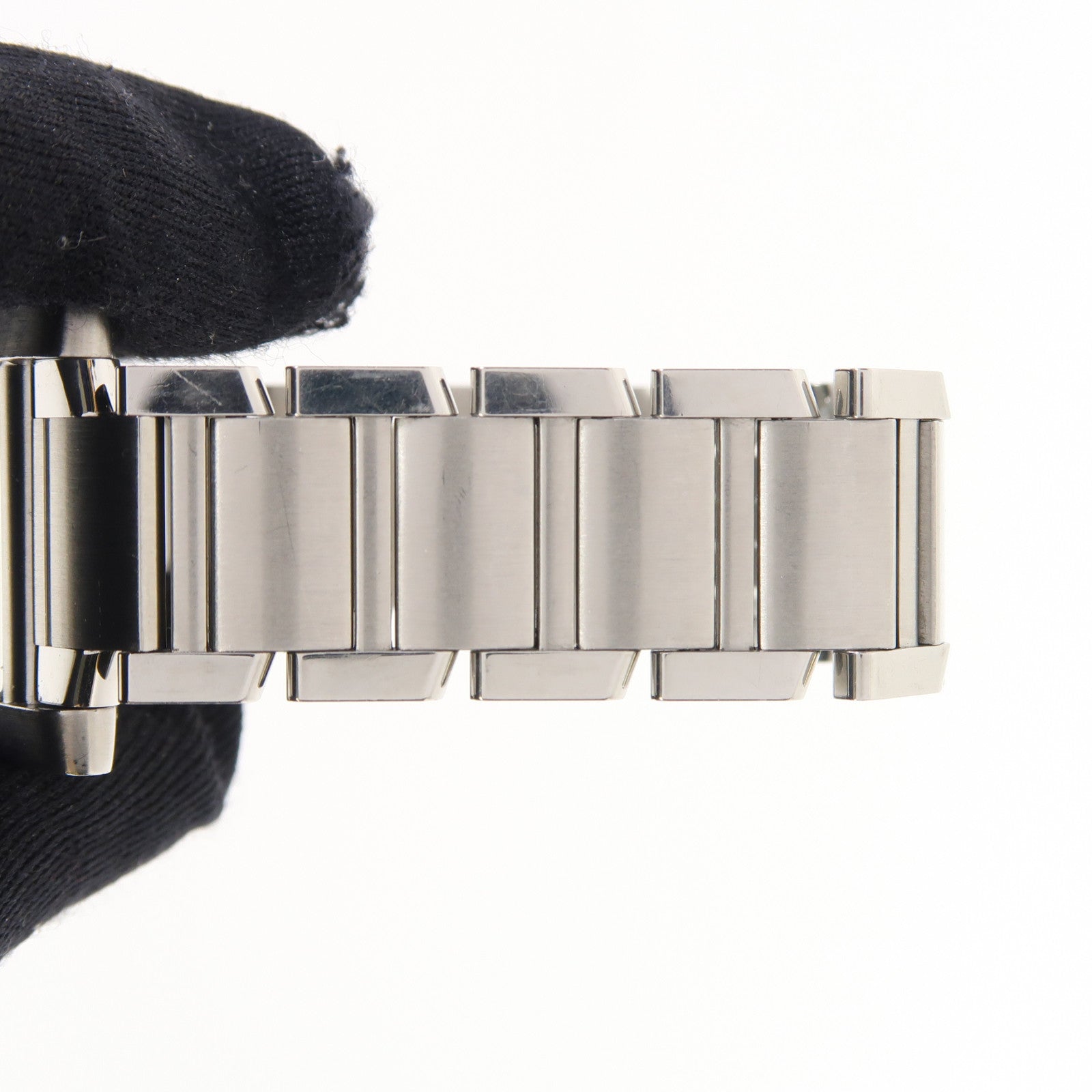 CARTIER Tank Francaise不鏽鋼手錶自動機芯銀色