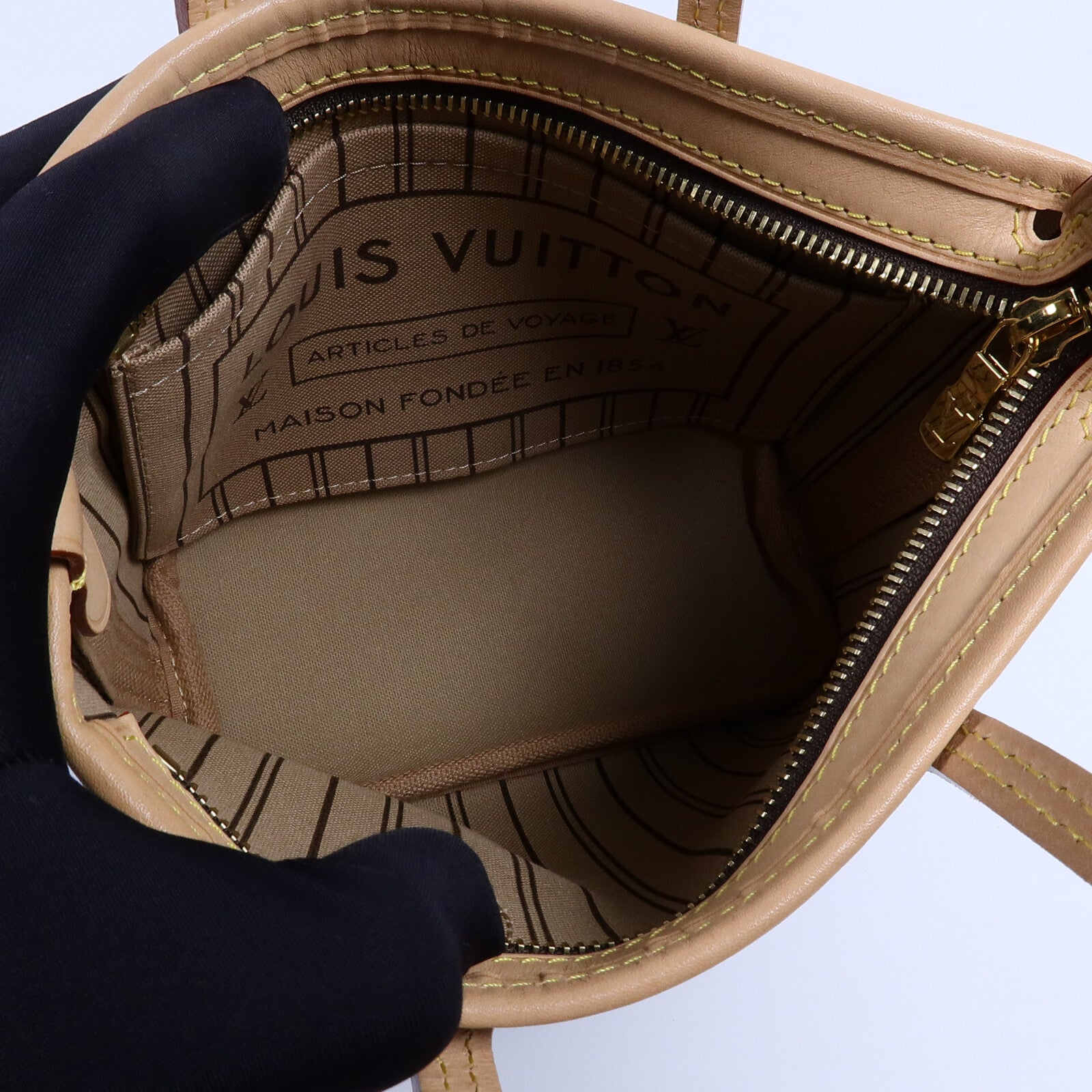 LOUIS VUITTON Monogram Neverfull BB手挽肩背兩用袋