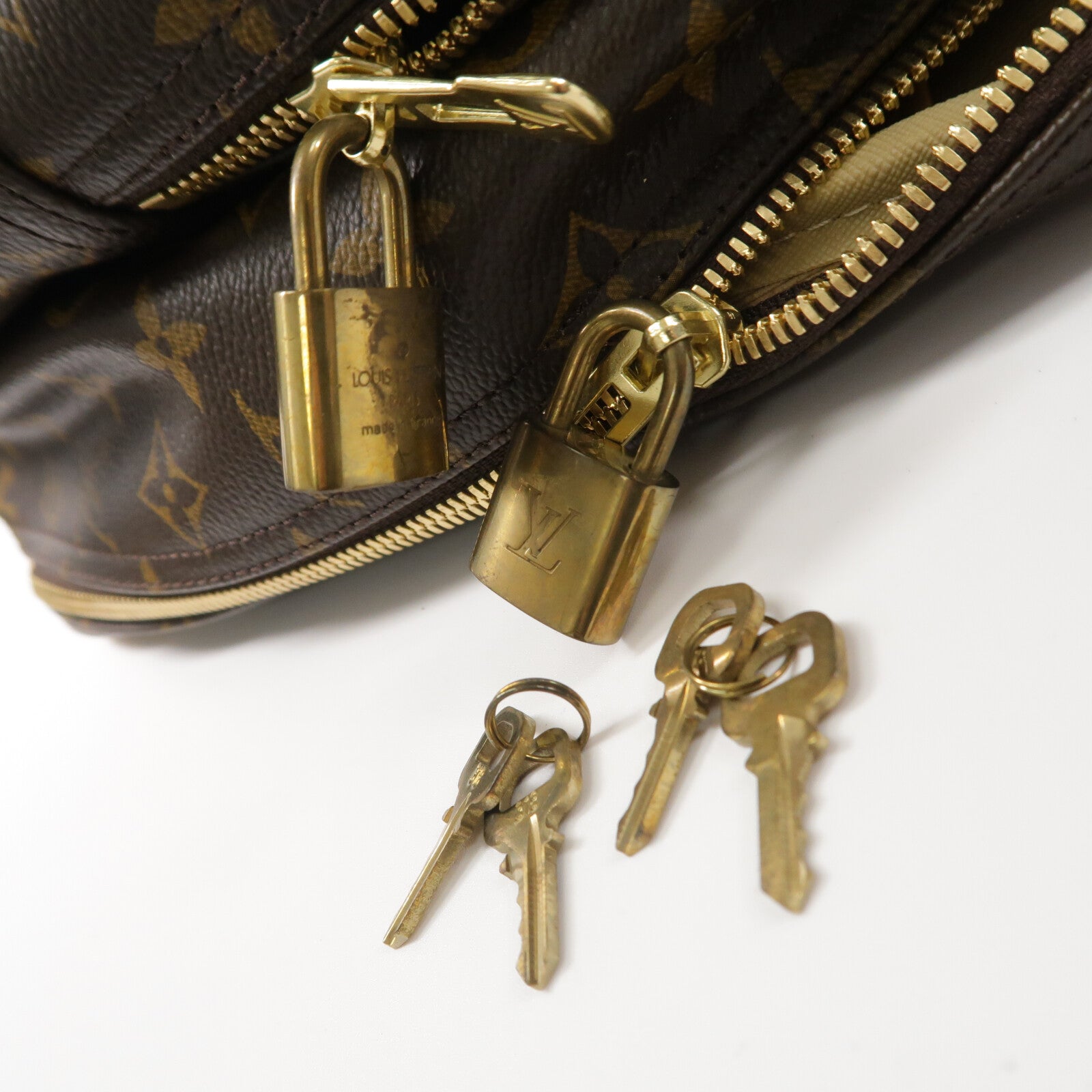 LOUIS VUITTON Monogram Alize 24H手挽肩背兩用袋