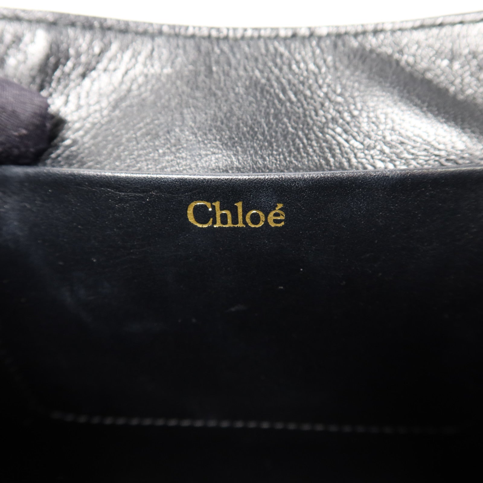 Chloe 牛皮皮革Shoulder Bag金扣鏈帶肩背袋