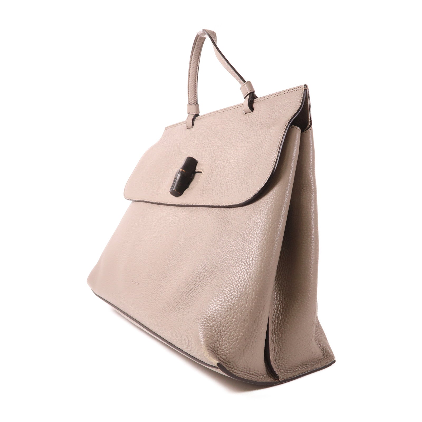 GUCCI【激減優惠】 牛皮皮革2 Way Shoulder銀扣手挽肩背兩用袋