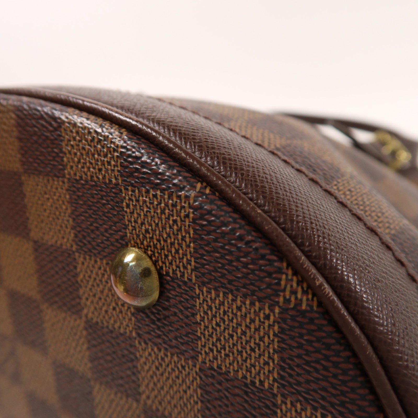 LOUIS VUITTON Damier Marais Bucket金扣肩背袋