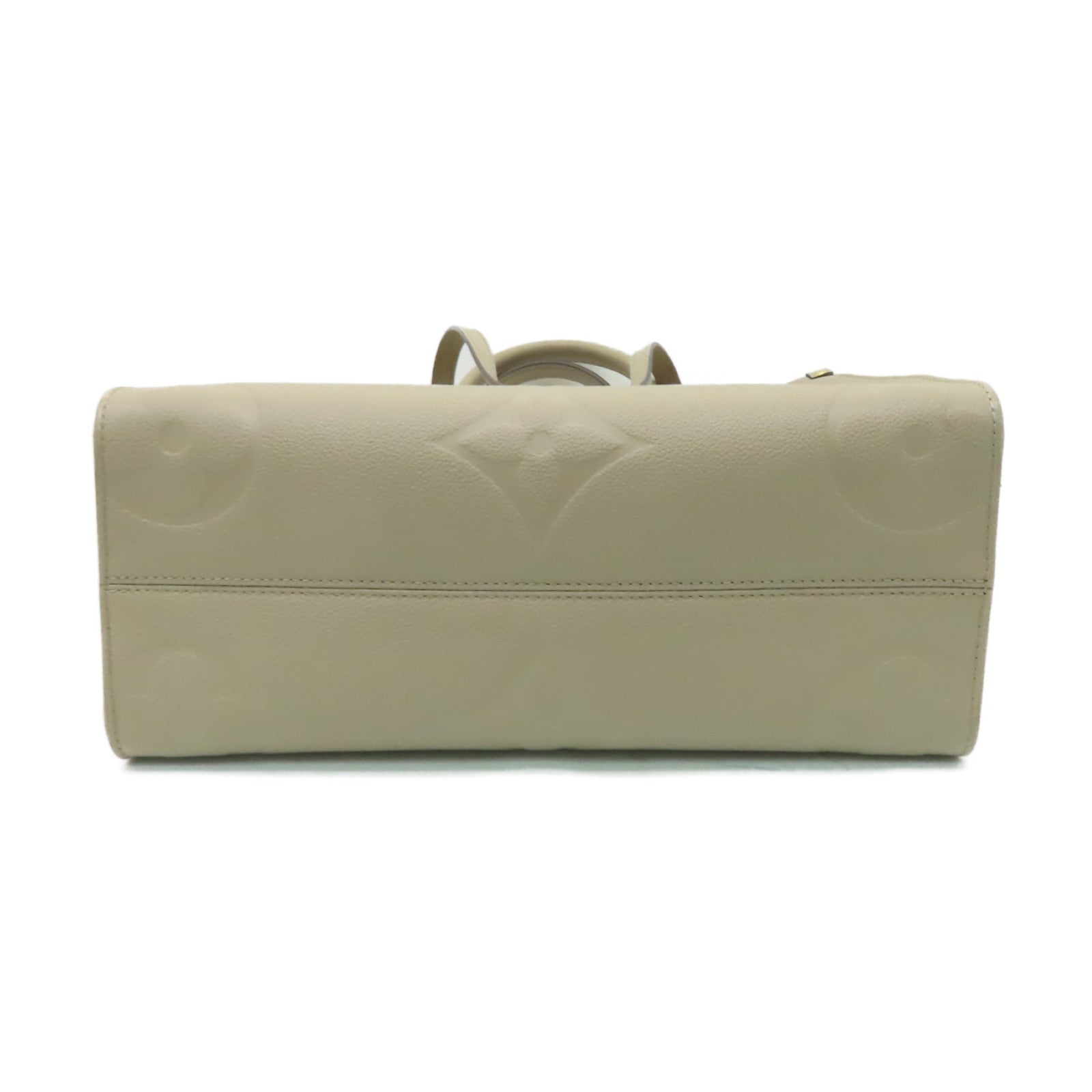 LOUIS VUITTON 【激減優惠】Monogram Empreinte On The Go金扣肩背袋米色