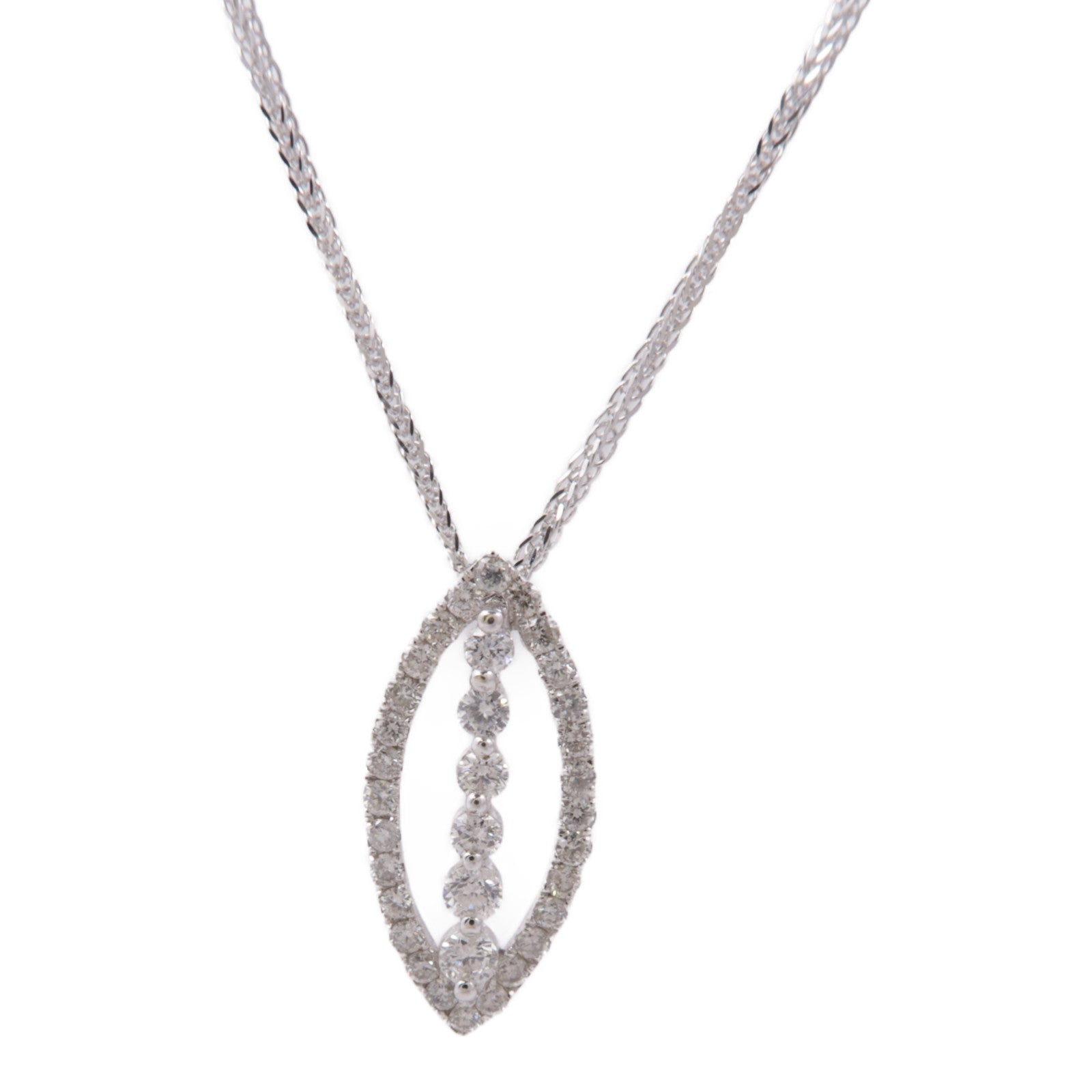 JEWELRY 【激減優惠】18K白金Diamond Necklace鑽石項鍊