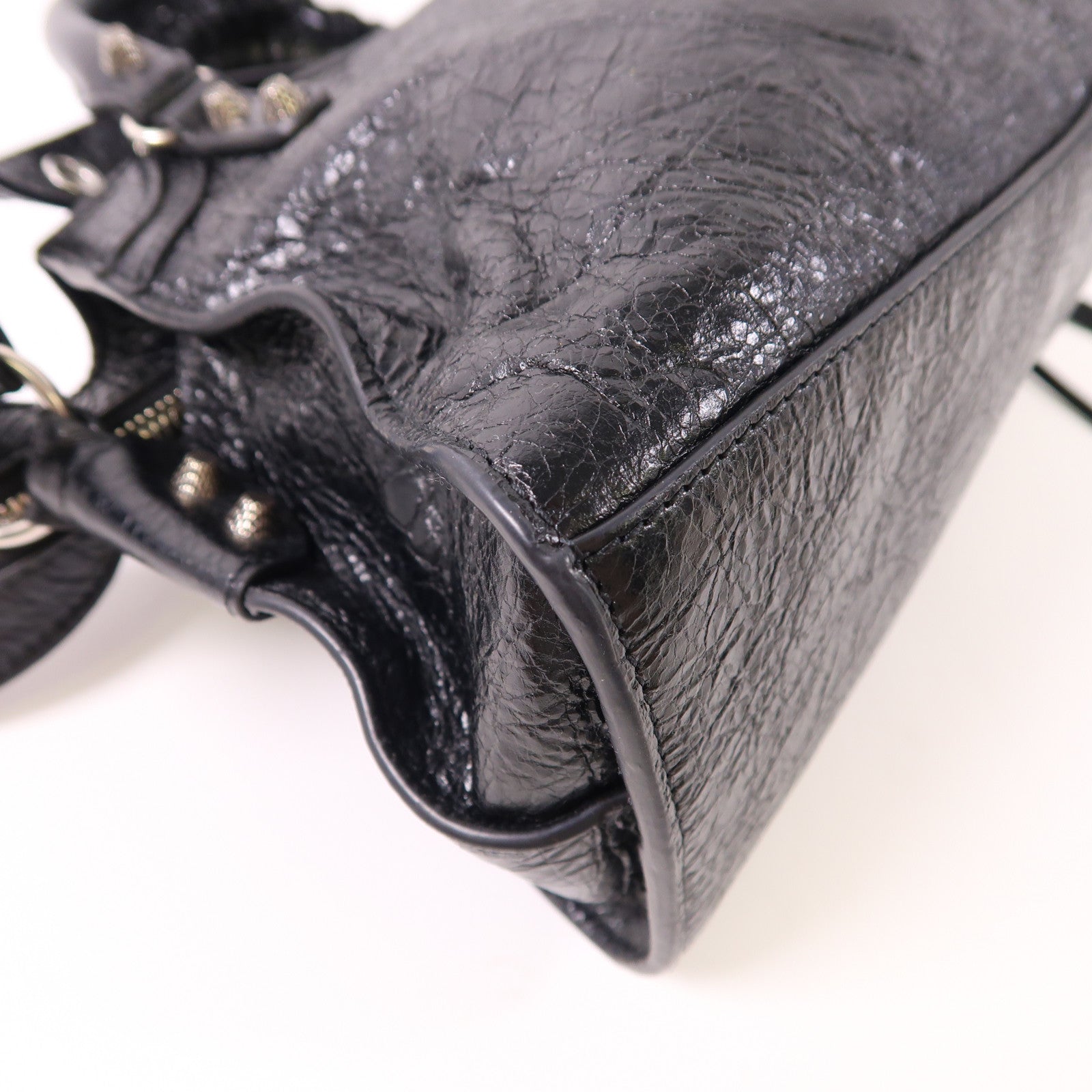 BALENCIAGA 牛皮皮革Neo Cagole銀扣手挽肩背兩用袋