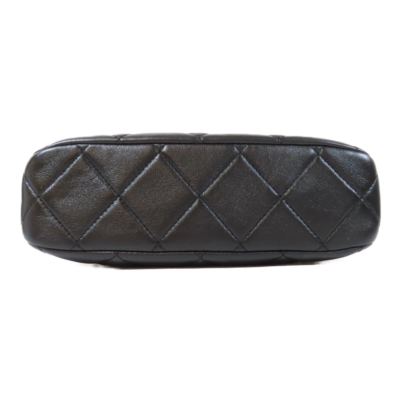 CHANEL 【激減優惠】菱格羊皮皮革Chain Shoulder Bag金扣鏈帶肩背袋黑色