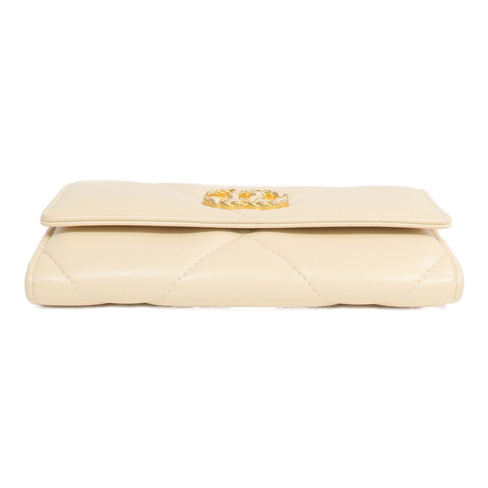 CHANEL 羊皮皮革C19 Long Wallet長錢包