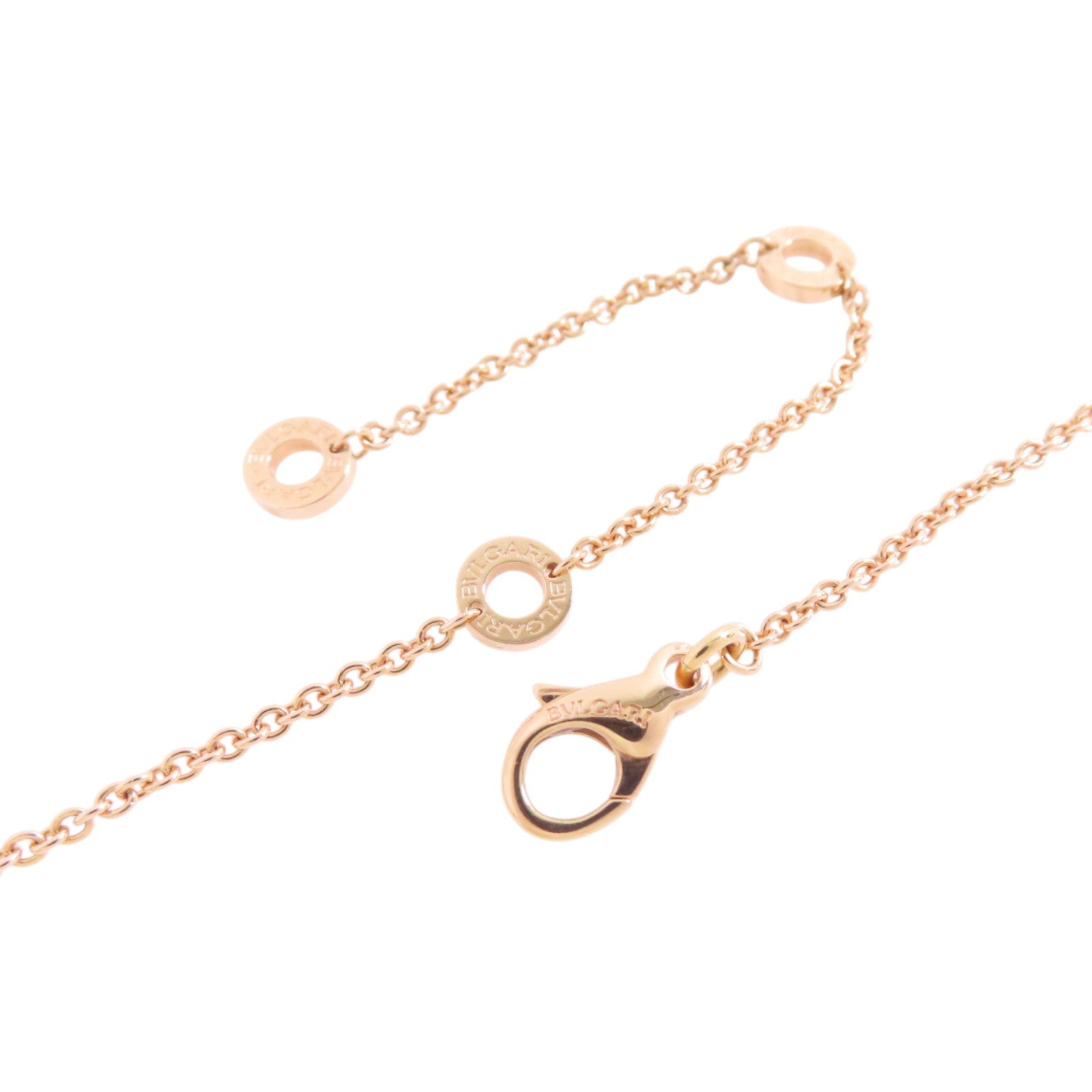 BVLGARI 18K玫瑰金/陶瓷B-Zerol Necklace項鏈
