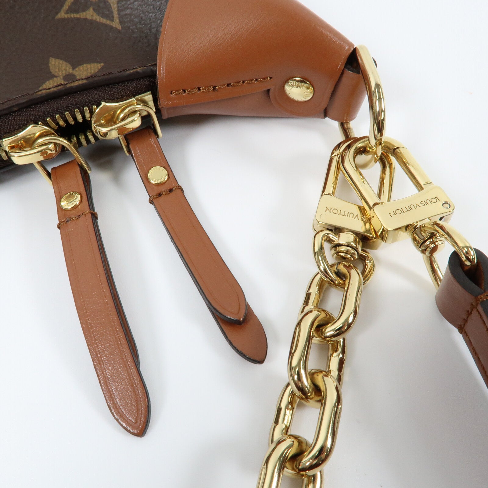 LOUIS VUITTON Monogram Loop Hobo金扣手挽肩背兩用袋