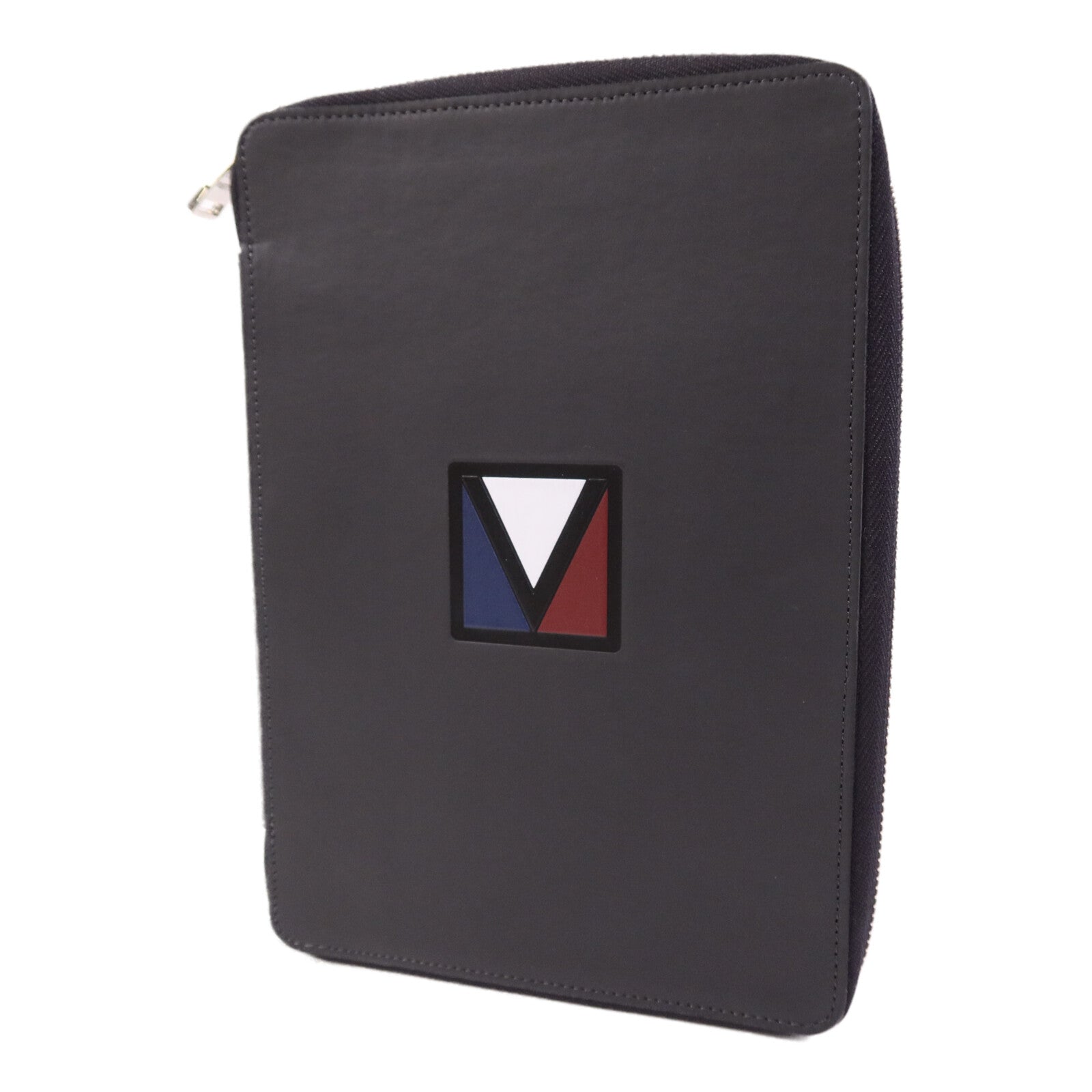 LOUIS VUITTON 【激減優惠】牛皮皮革E-Zip Long V-Line銀扣手拿包