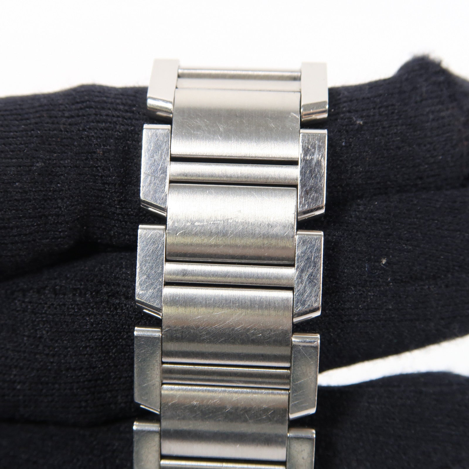 CARTIER Tank Francaise不鏽鋼手錶自動機芯銀色