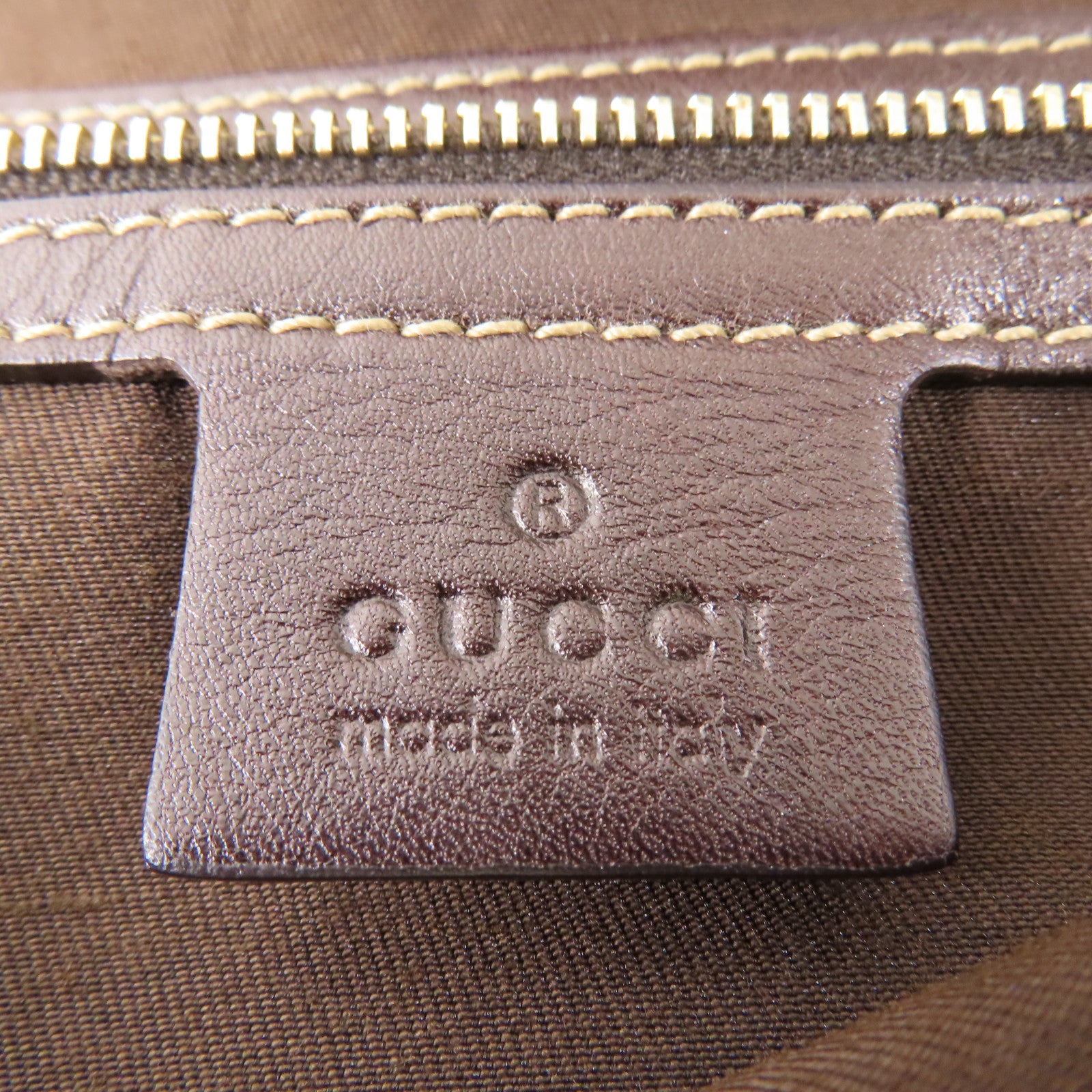 GUCCI 帆布Shoulder Bag金扣肩背袋
