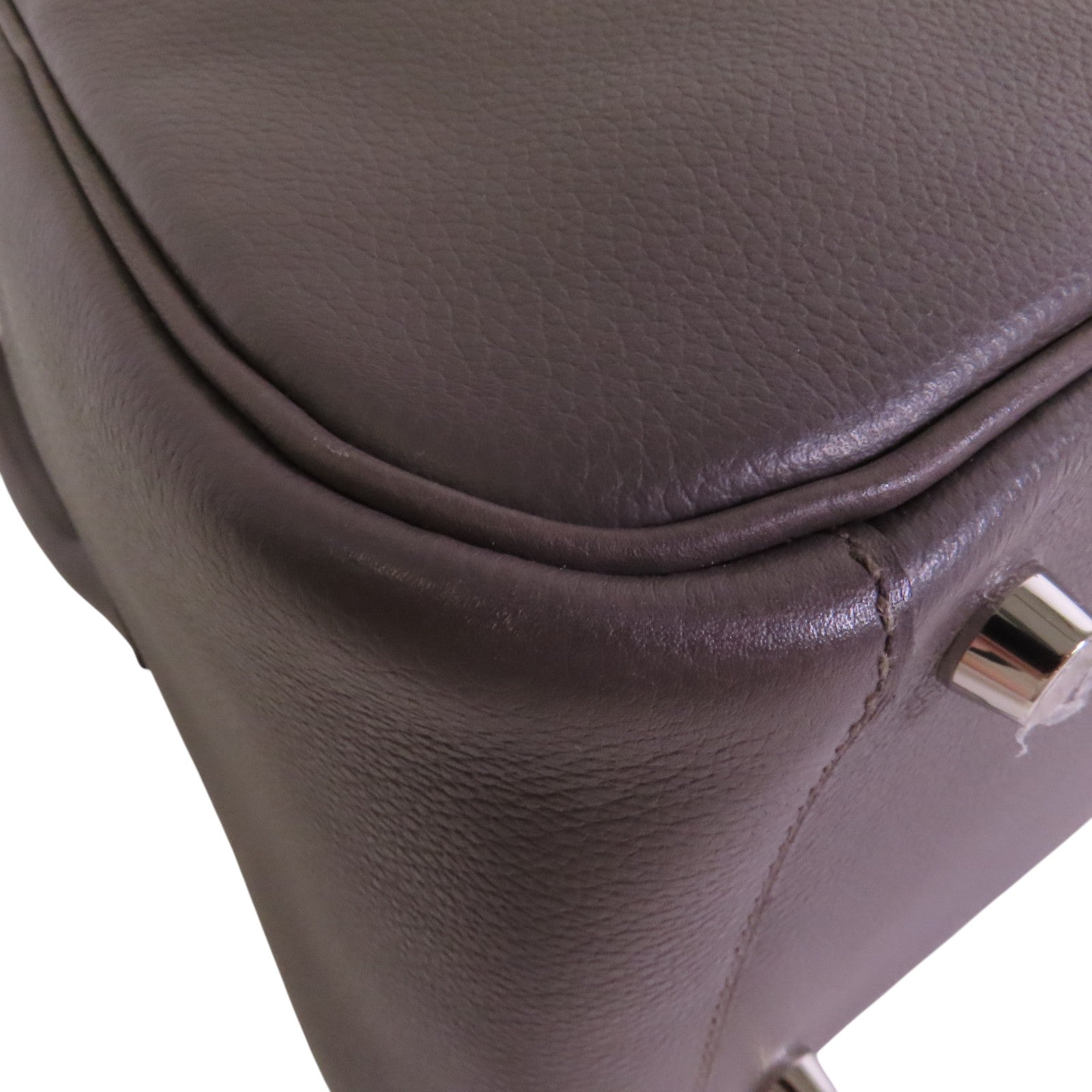 HERMES Evercolor皮革Lindy 26銀扣肩背袋