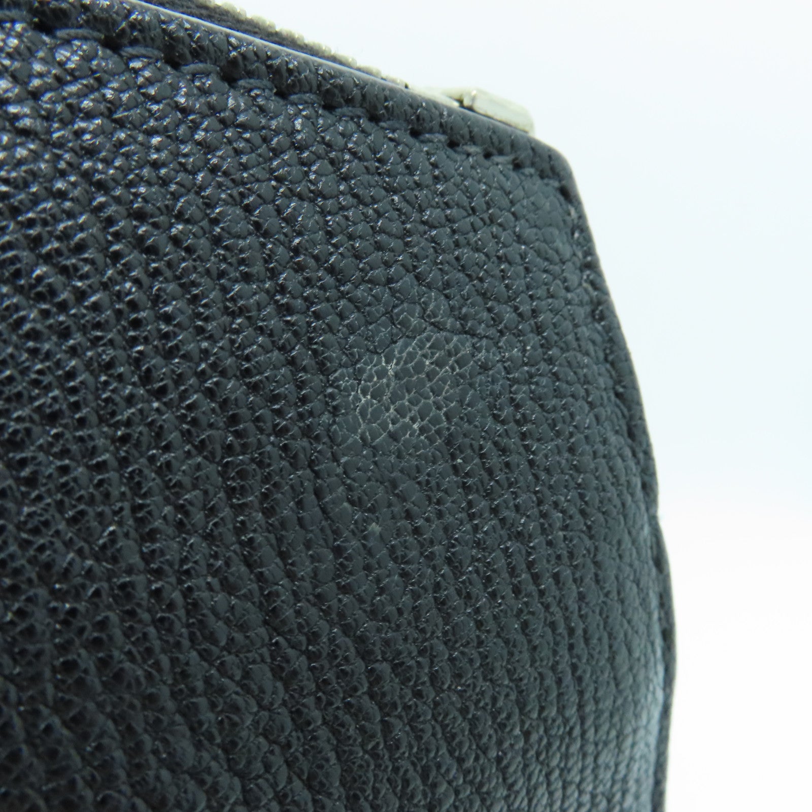 Miu Miu 牛皮皮革2way Shoulder Bag银扣手挽肩背两用袋黑色