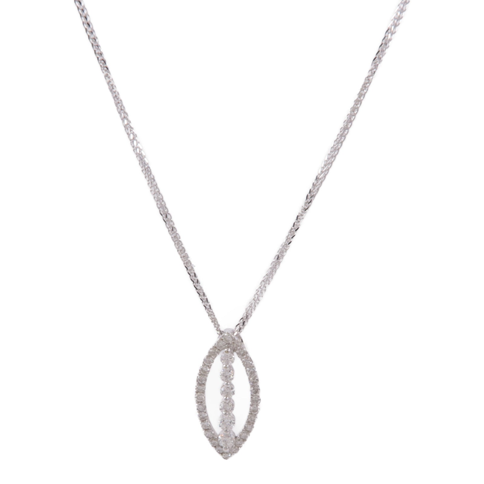 JEWELRY 【激減優惠】18K白金Diamond Necklace鑽石項鍊