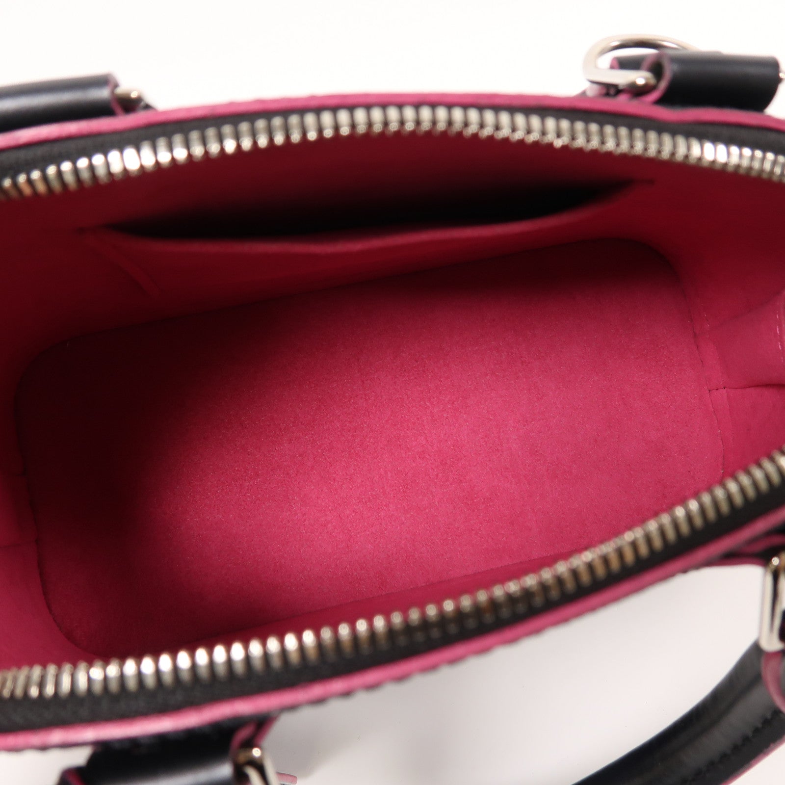 LOUIS VUITTON Epi Alma BB銀扣手挽肩背兩用袋