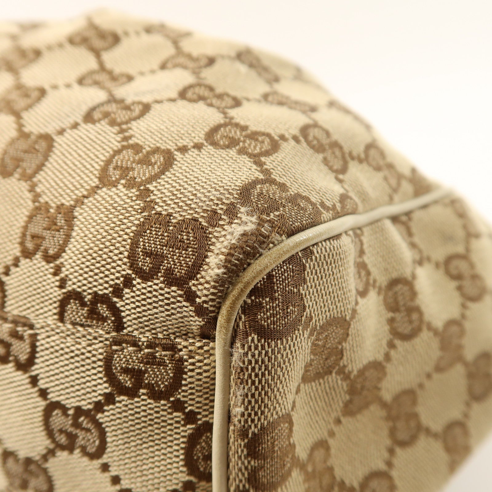 GUCCI 帆布Shoulder Bag金扣肩背袋