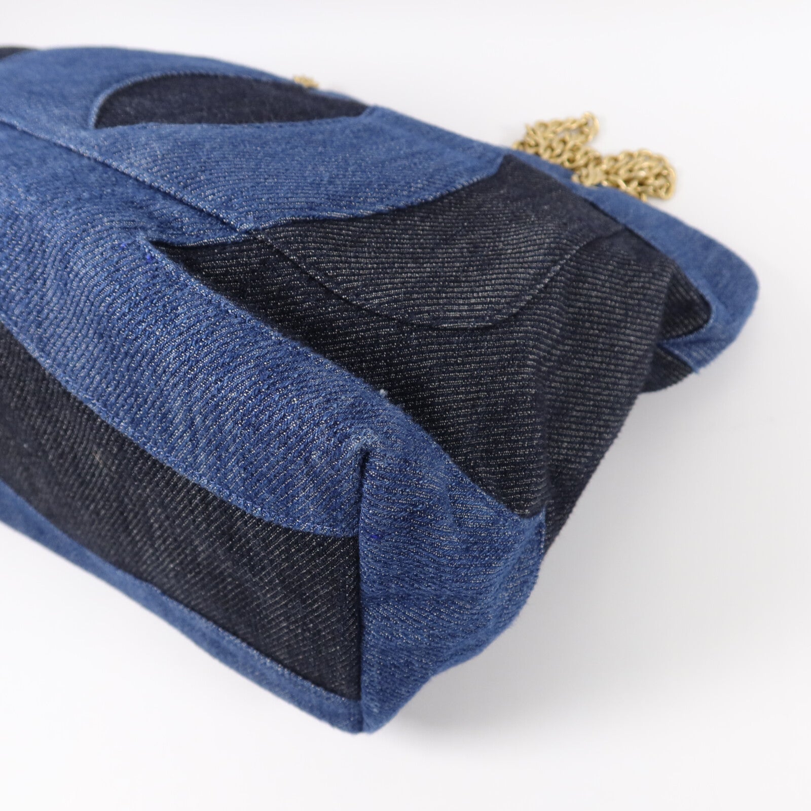 CHANEL 牛仔布Shoulder Bag肩背袋