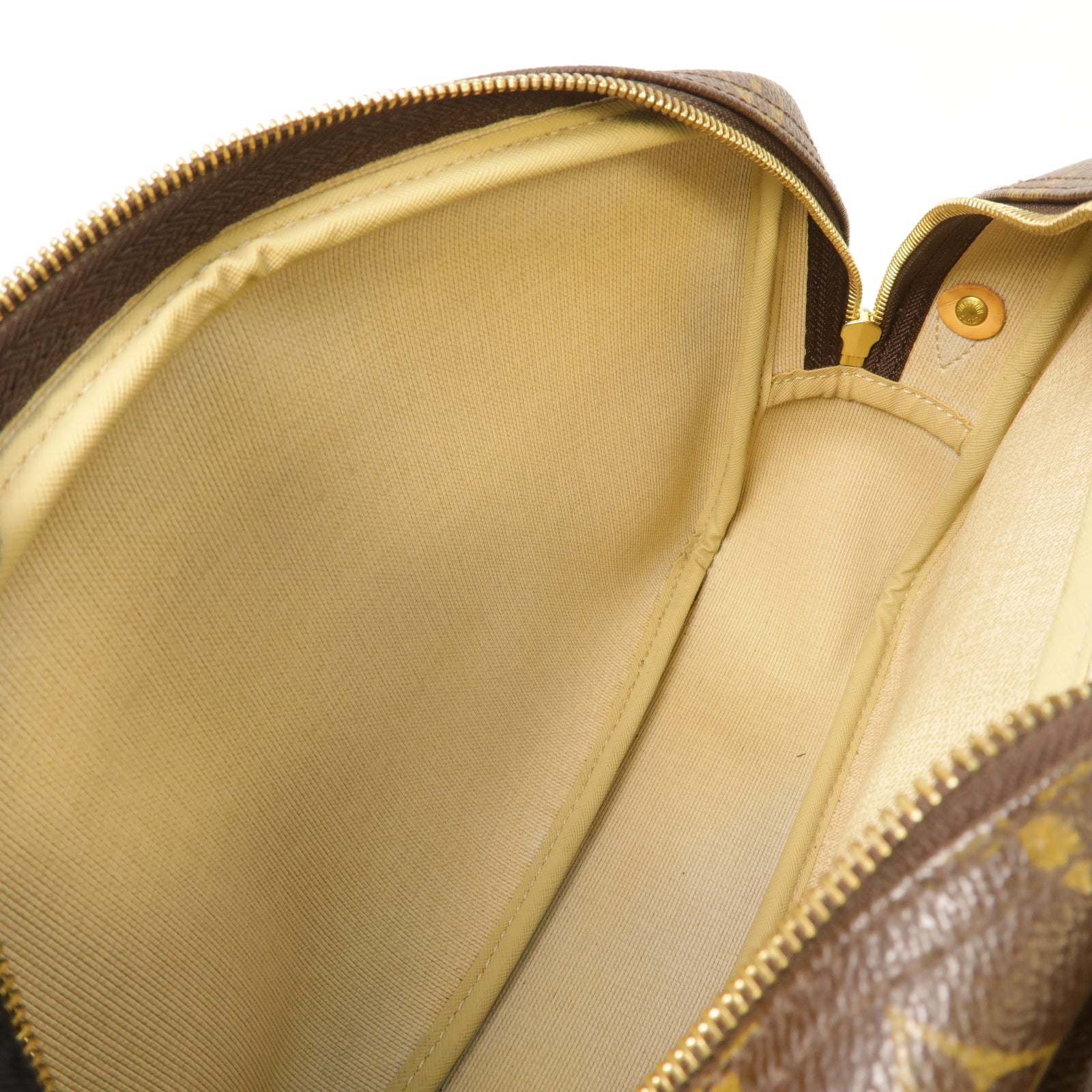 LOUIS VUITTON 【激減優惠】Monogram Reporter PM金扣肩背袋棕色