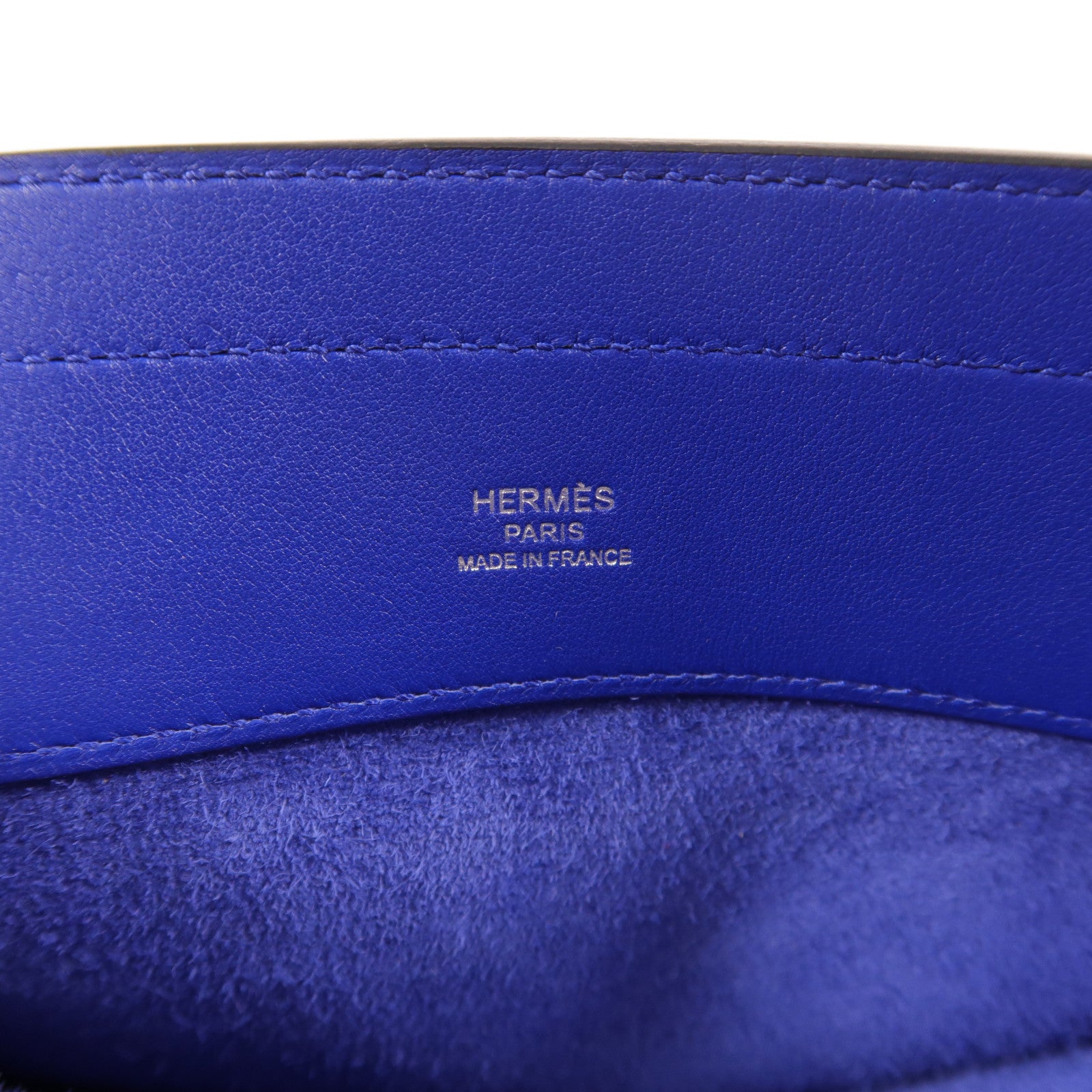 HERMES PHW Aline Mini Shoulder Bag Veau Swift Leather 7T Bleu Electrique Blue