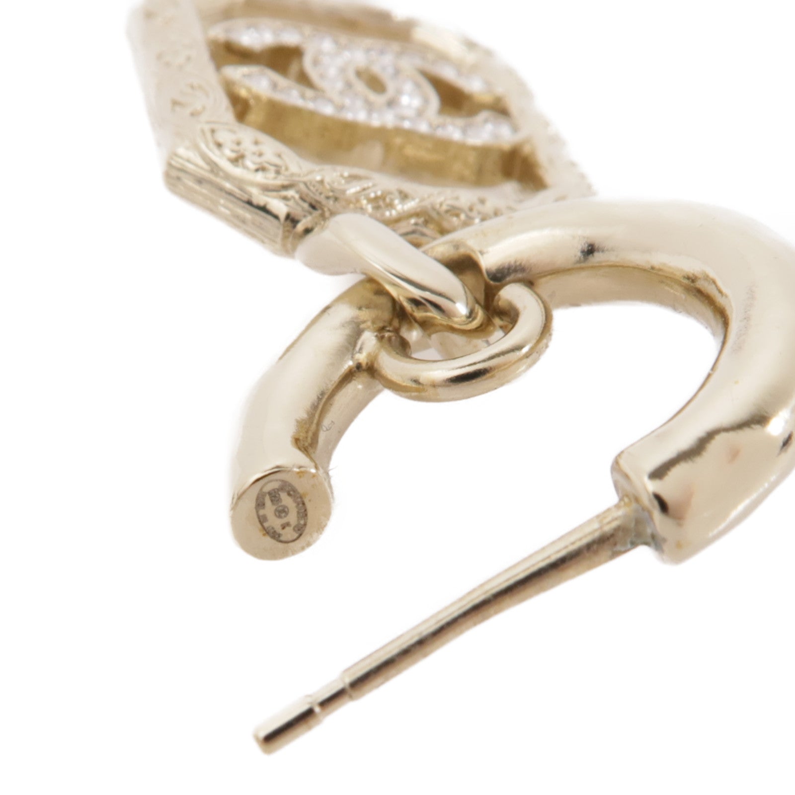 CHANEL 金屬Earrings耳環金色